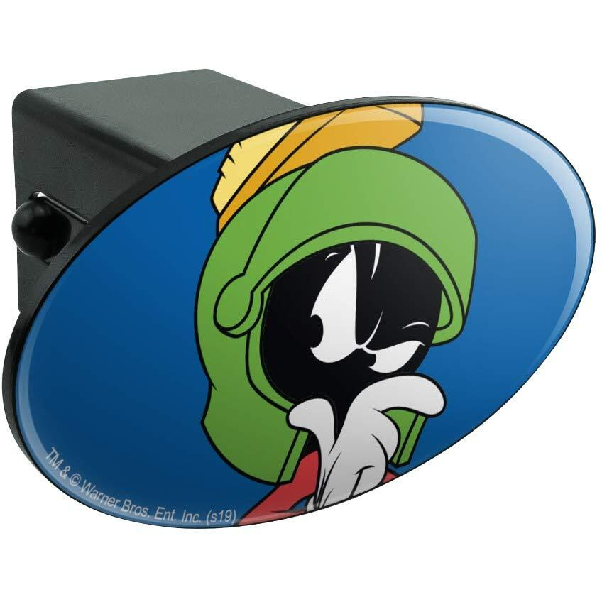 Looney Tunes Marvin The Martian Oval Tow Trailer Hitch Cover Plug Insert