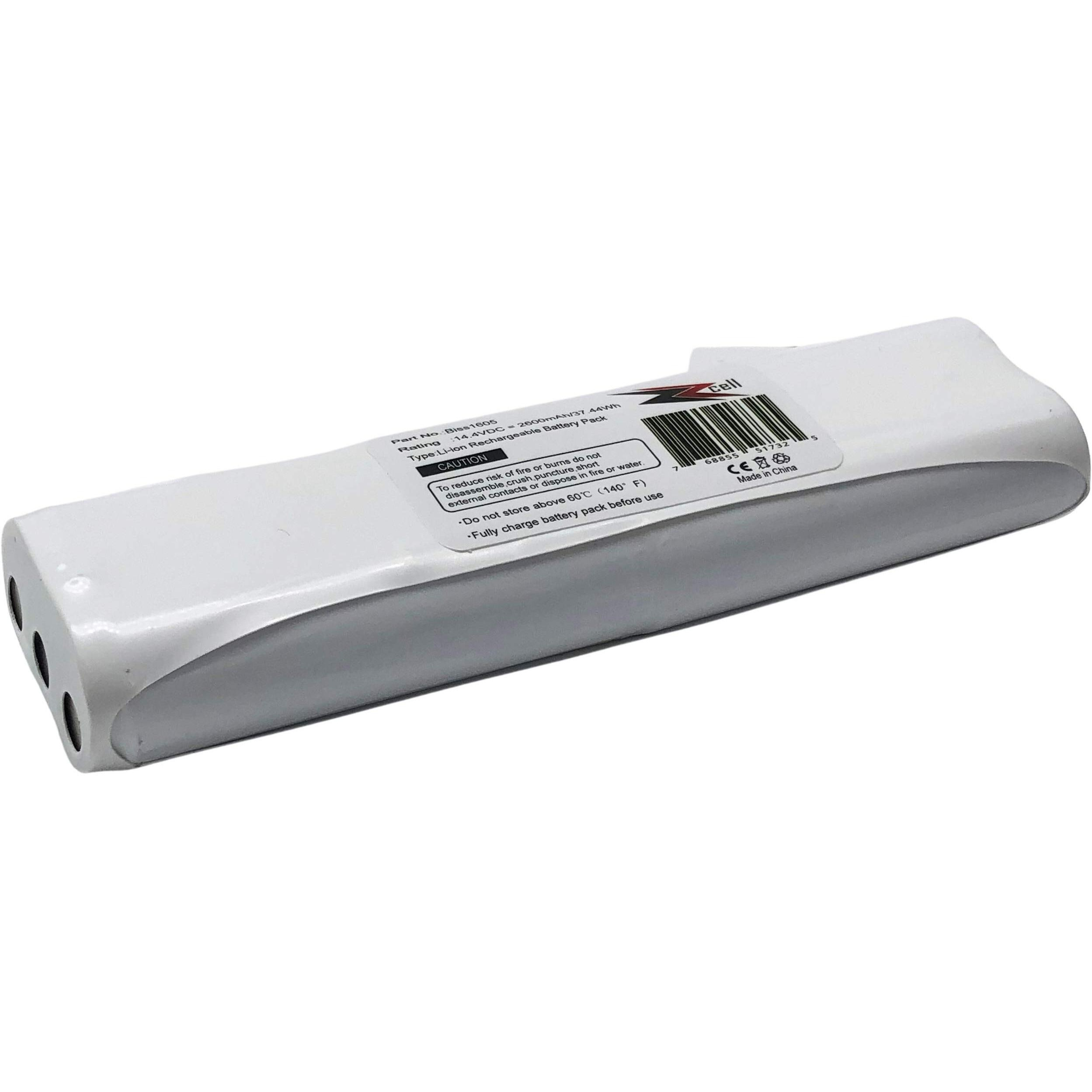 Zzcell Battery Replacement For Bissell Smartclean 1607381 Digipro Robotic Vacuum 1605  16052  16058  16059  1605A  1605C  1605R  1605W  19745  2142  4Icr19/65