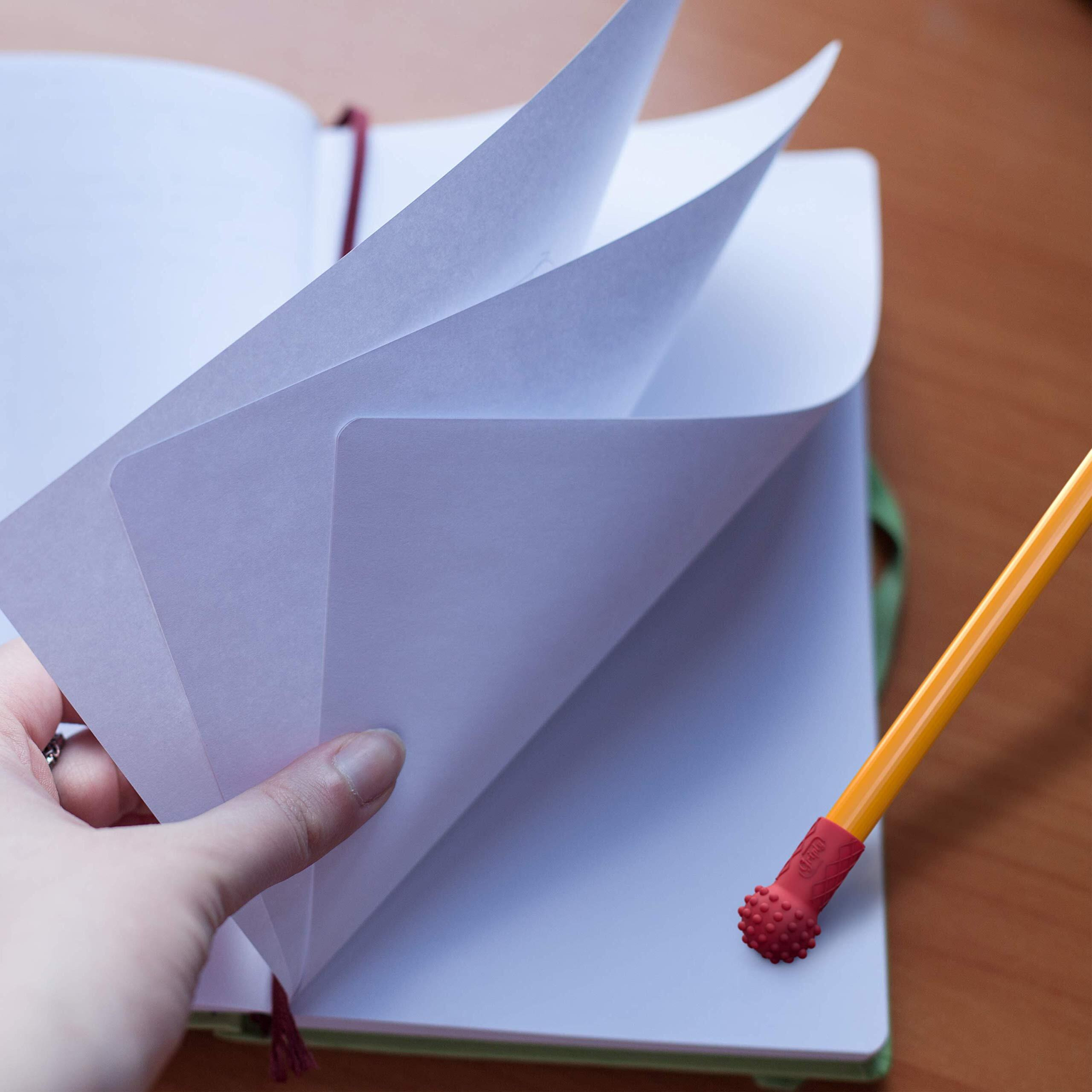 Griply (5 Pieces) Rubber Page Flipper | Rubber Fingers Tips Replacement | Pencil Topper | Rubber Eraser