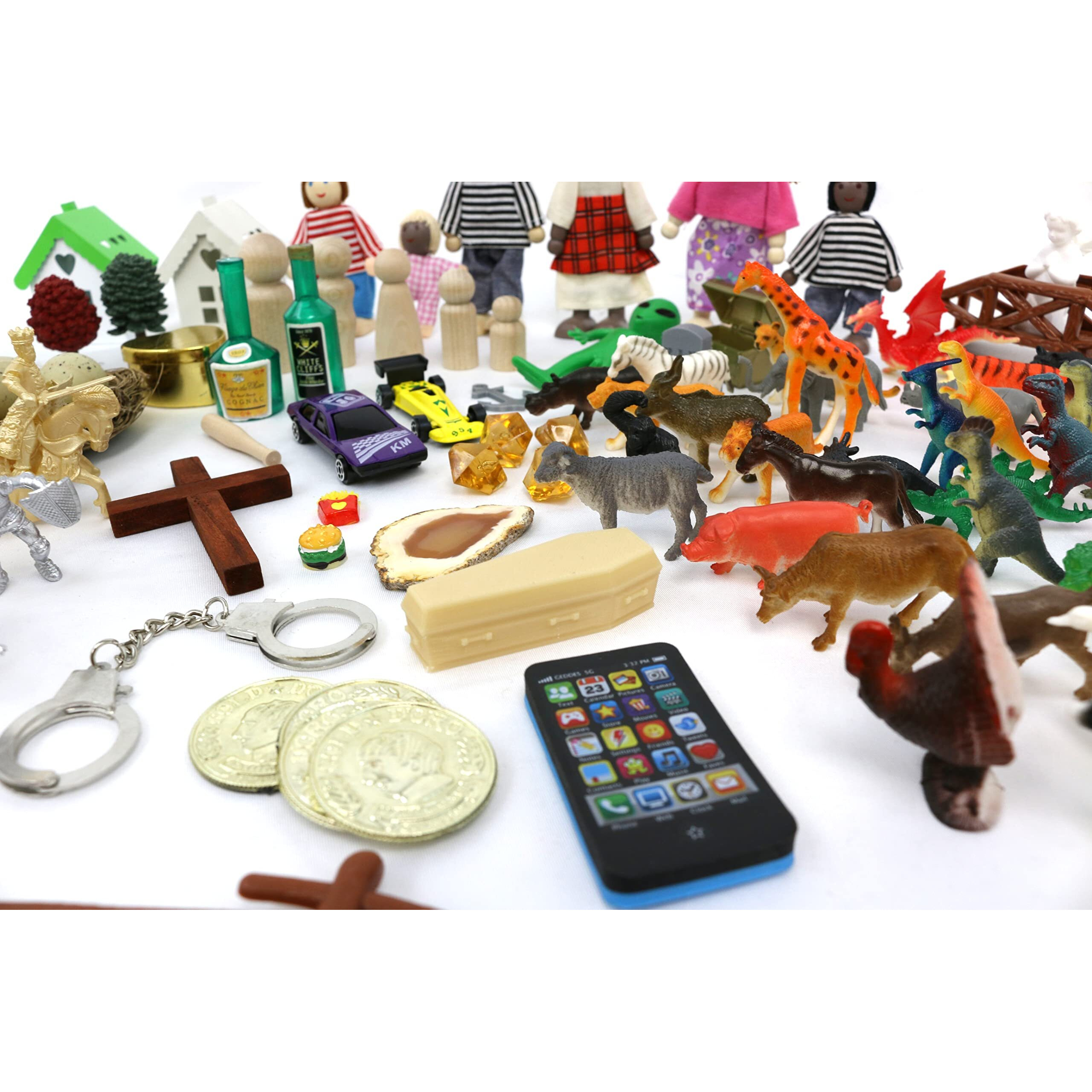 Sandtray Play Therapy Basic Starter Kit - 100+ Pieces