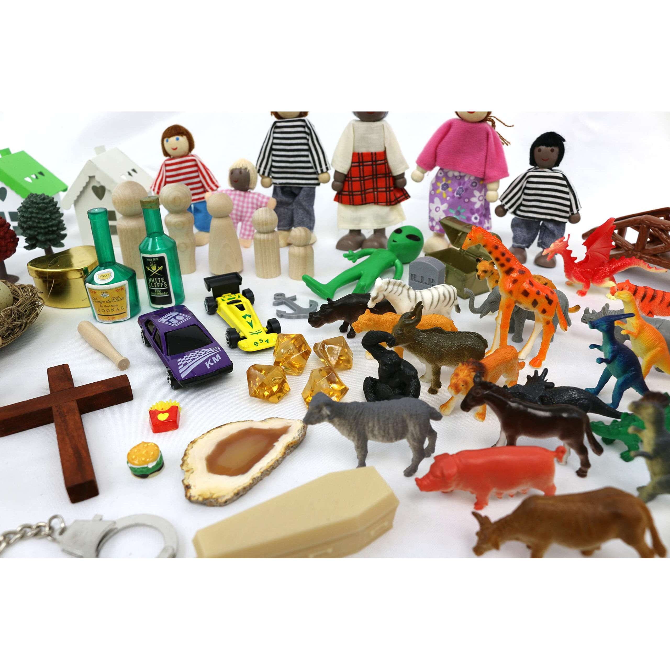 Sandtray Play Therapy Basic Starter Kit - 100+ Pieces