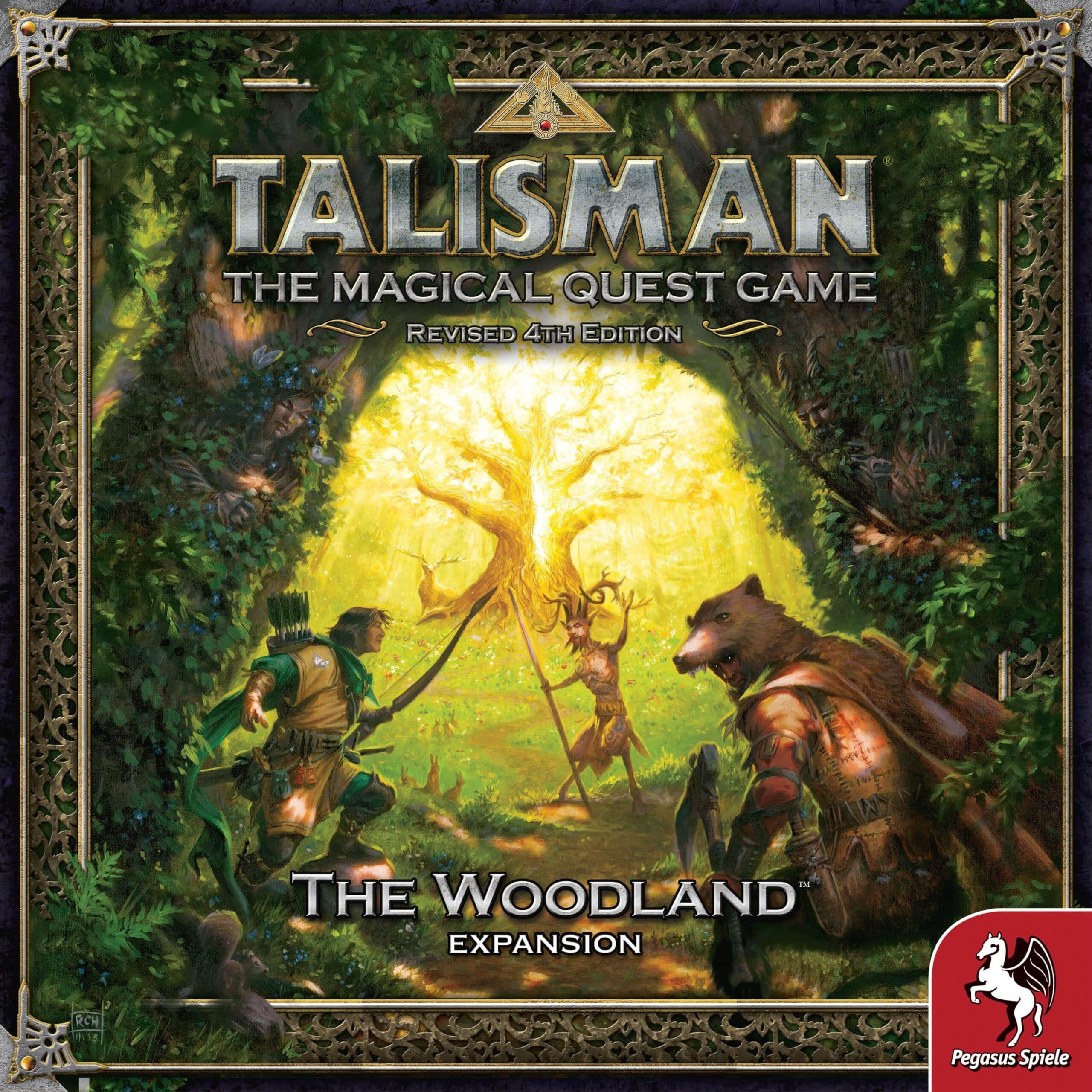 Pegasus Spiele Talisman The Woodland Board Game Green