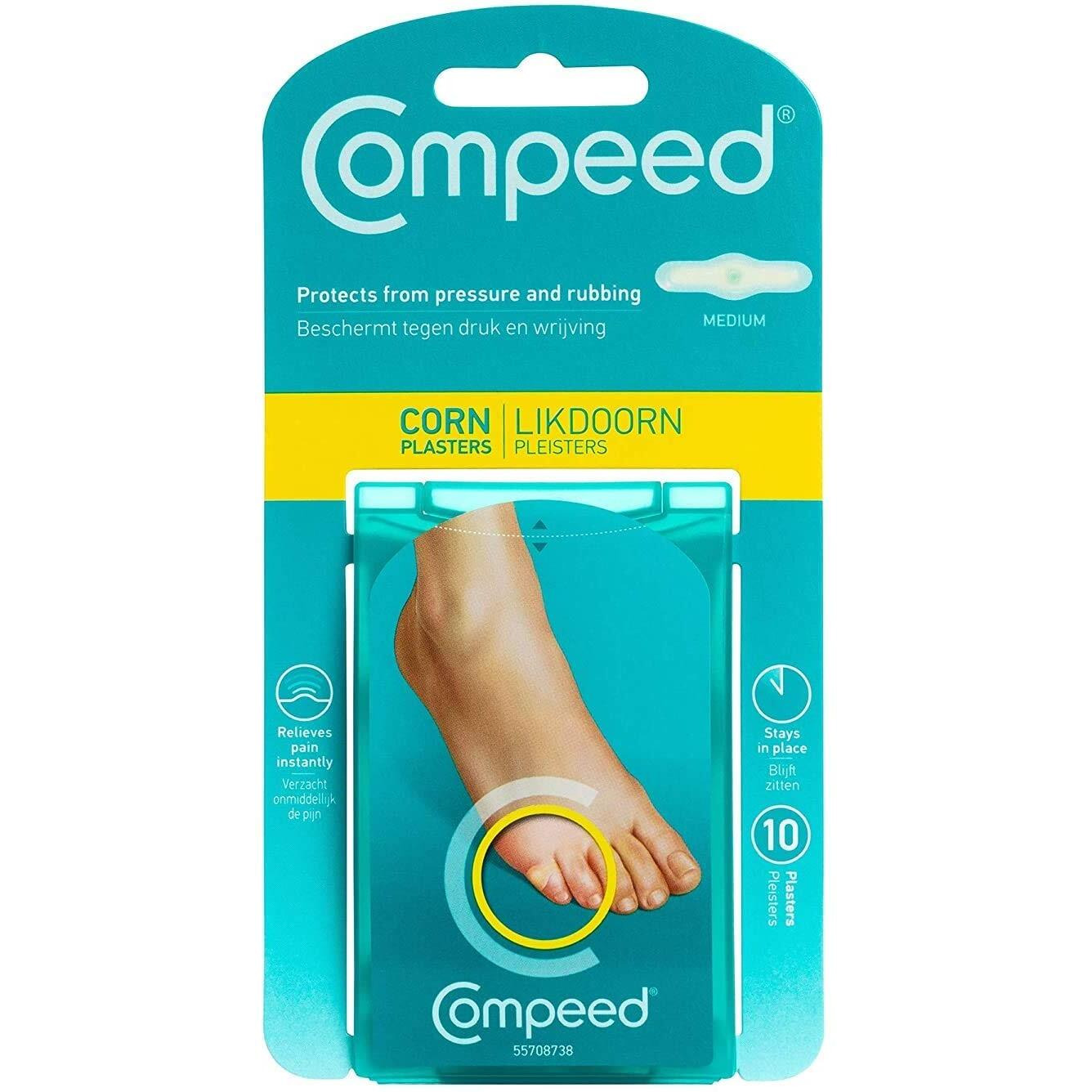 Compeed Corn Plasters  Advanced Corn Care Cushions  10 Count (Pack Of 2) - Packaging May Vary