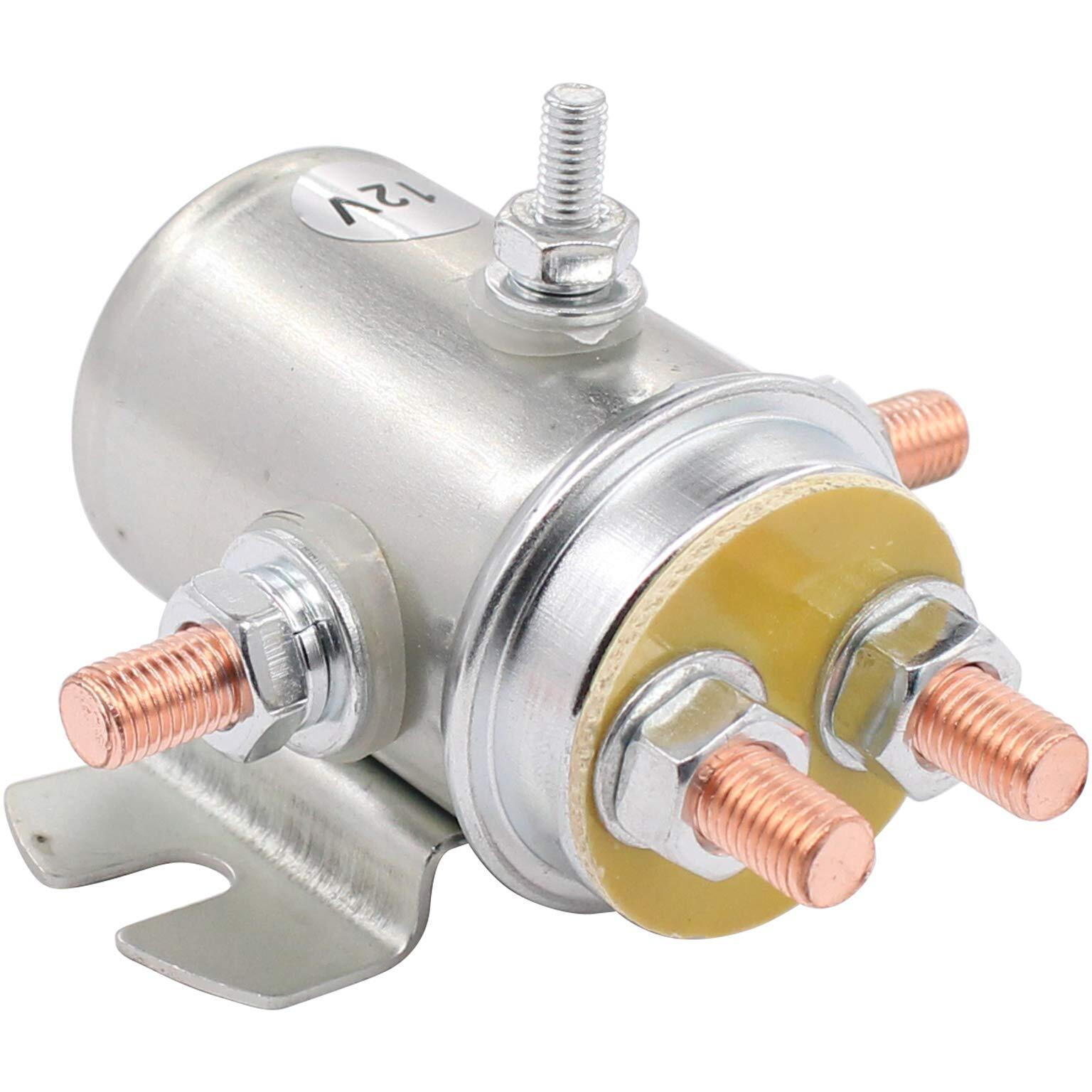 Applianpar Pack Of 2 Solenoid Relay Switch 440003 440110 24401-01 For Prestolite Ramsey Winch Golf Continuous Duty 12V 5-Terminal