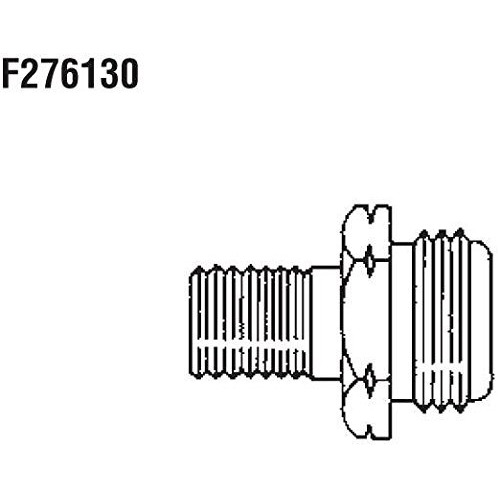 Mr. Heater 9/16 Left Hand Male Thread X 1""-20 Throwaway Cylinder Thread With Shuttoff Fitting