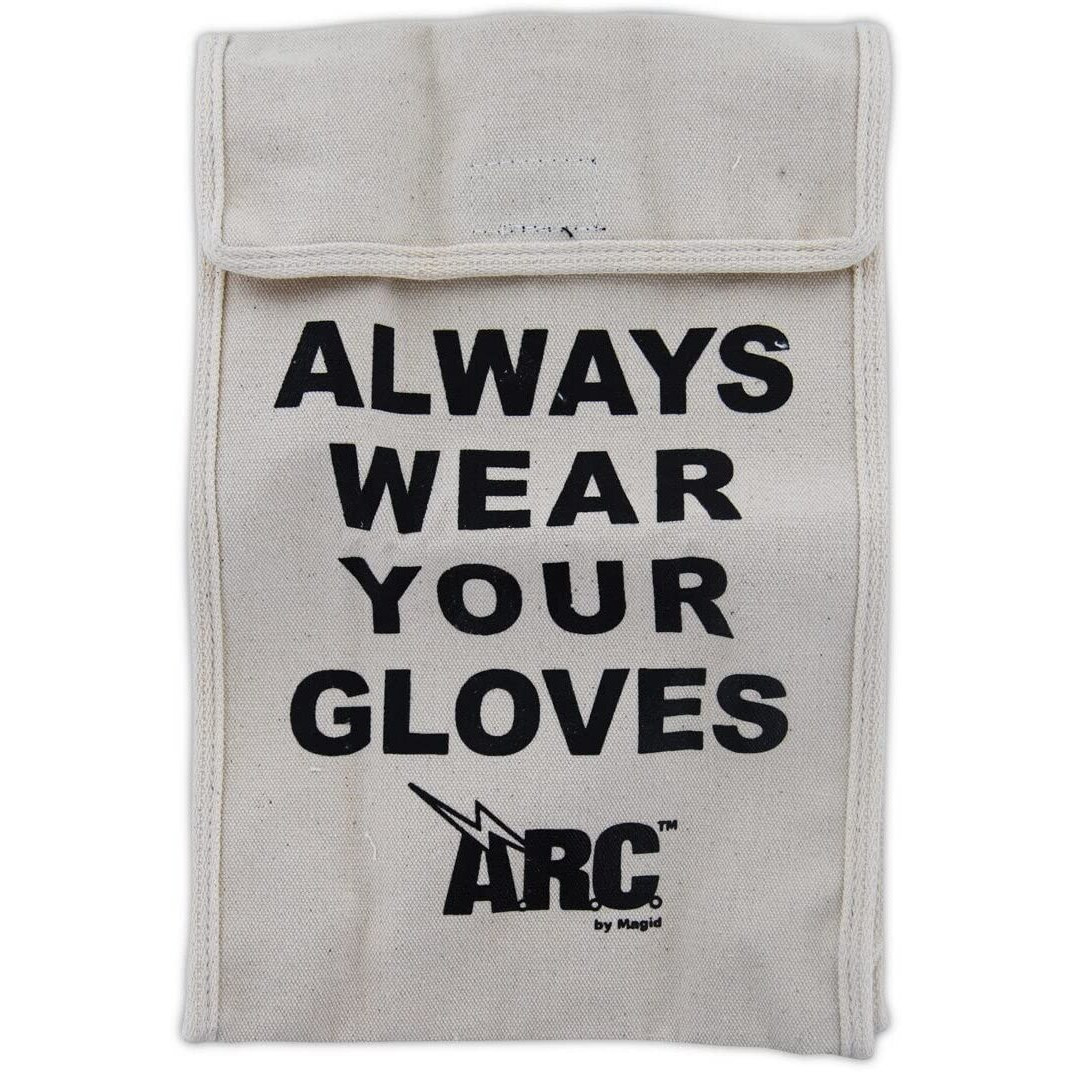 Magid A.R.C. Cotton Twill Canvas Glove Bag For Rubber Insulating Electrical Gloves  Beige  1 Count (Pack Of 1)