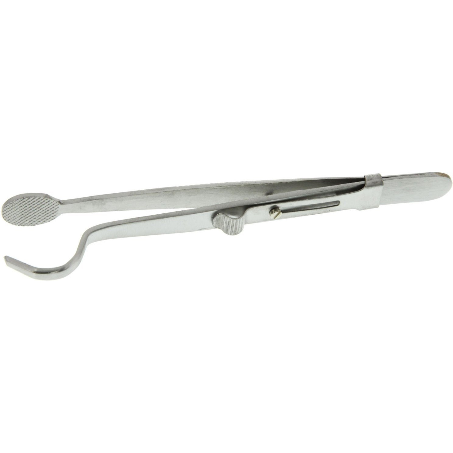 Se 5-3/4 Head And Shank Ring Holder Tweezers - 560Tw