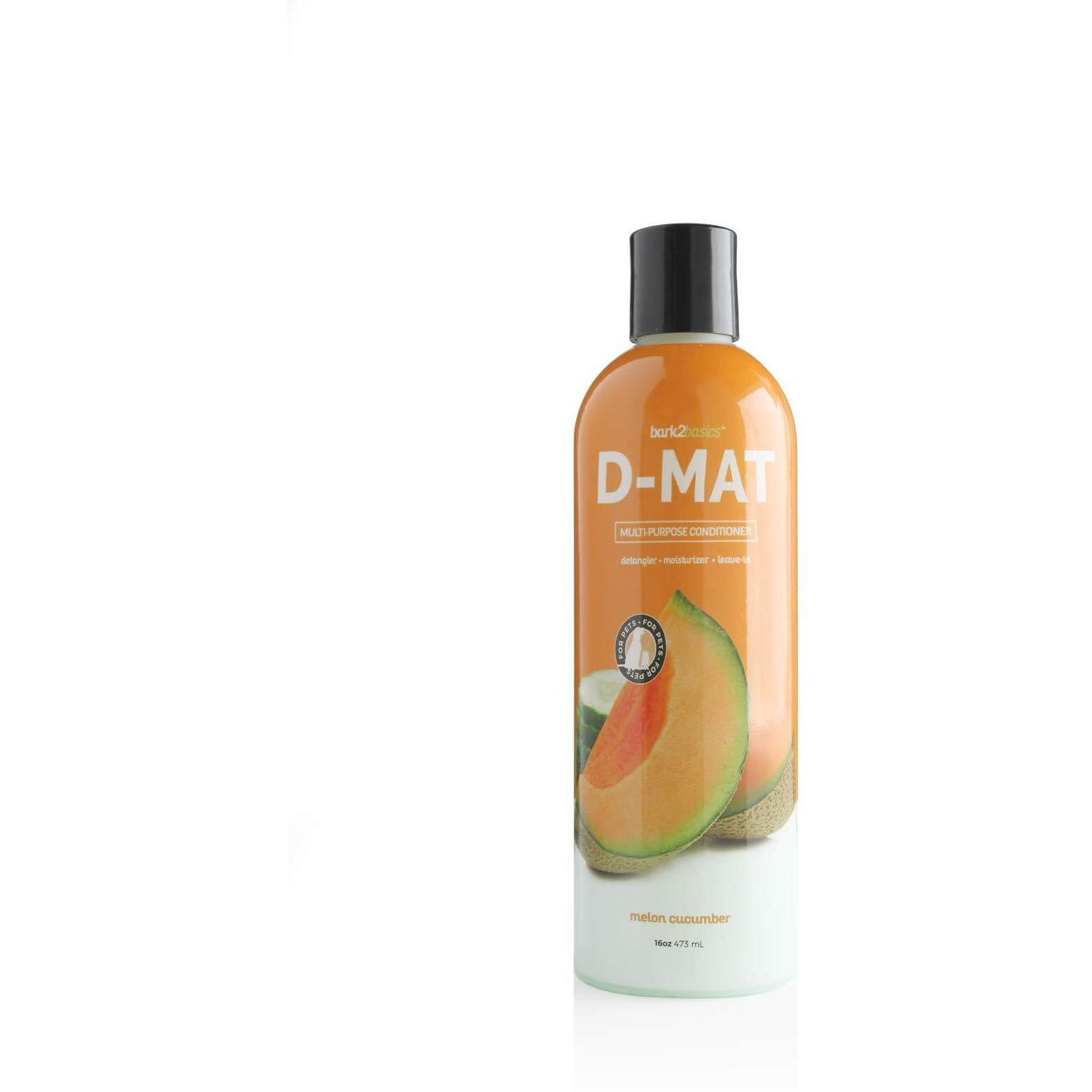 Bark2Basics D-Mat Dog Conditioner  16 Oz - Natural  Multi-Purpose  Eliminates Static  No Additives  Dematting  Aids In Deshedding