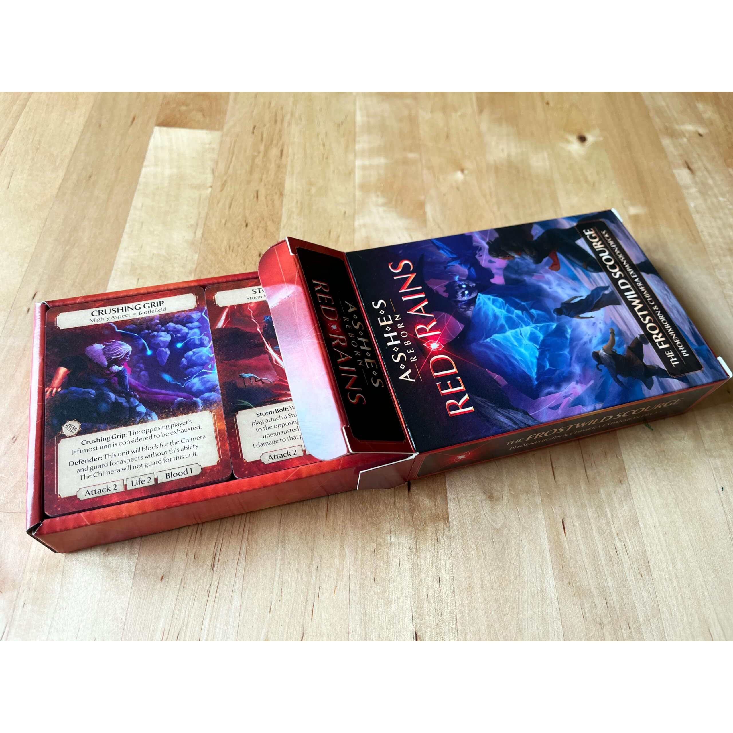 Ashes Reborn Red Rains - The Frostwild Scourge By Plaid Hat Games  Strategy Board Game