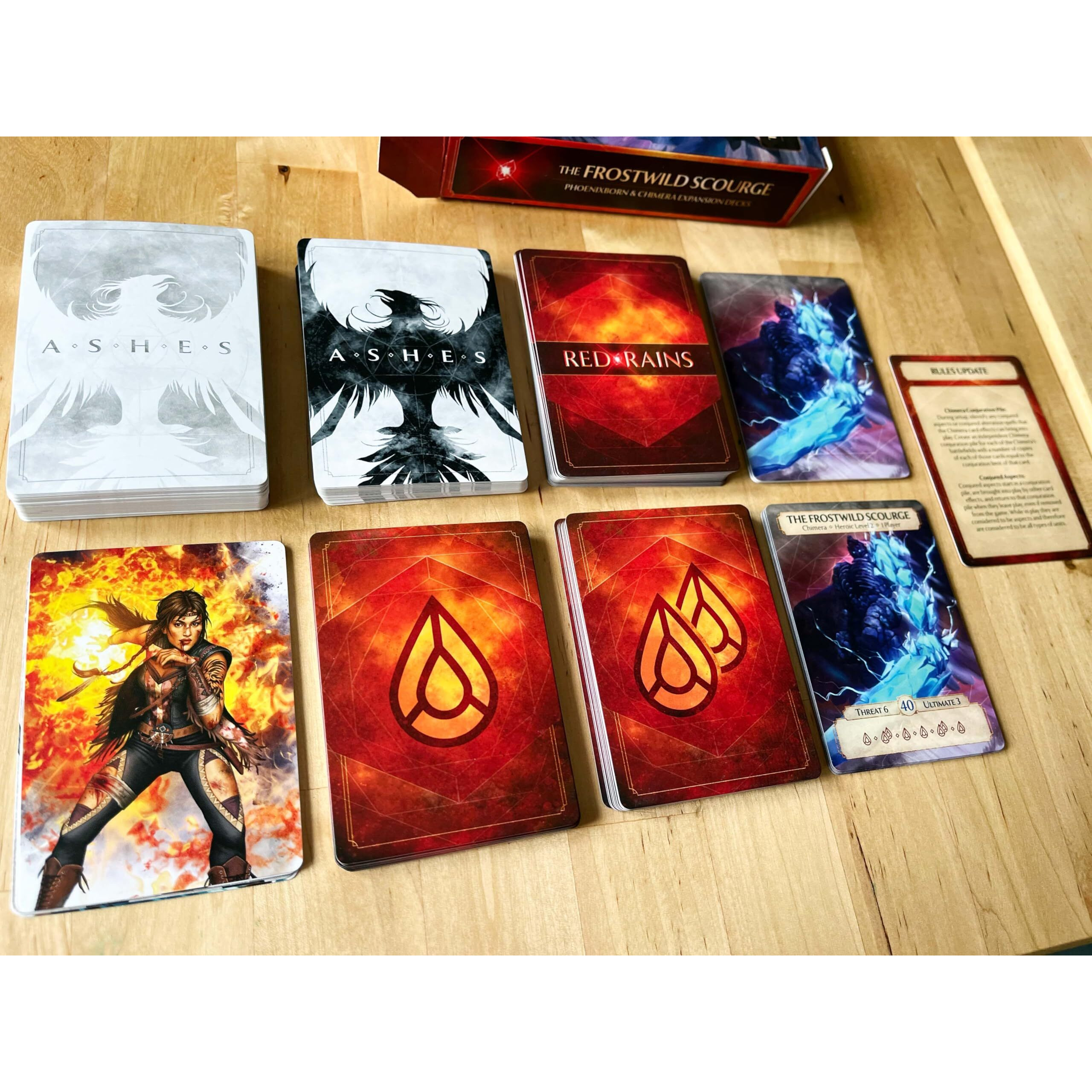 Ashes Reborn Red Rains - The Frostwild Scourge By Plaid Hat Games  Strategy Board Game