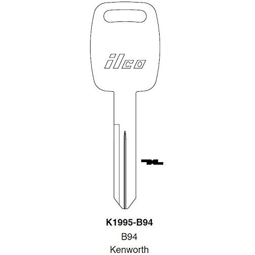 Ilco K1995 Kenworth Truck B94 Key Blank Pack Of 10