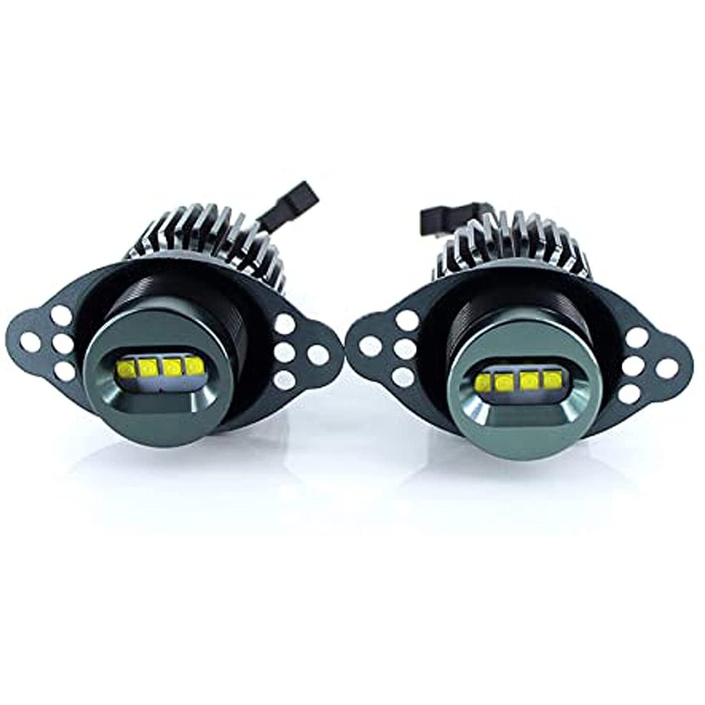 Icbeamer E90 E91 Lci Fit Bmw Angel Eye Halo Ring Led Bulbs White Color (Only Works On Non Projector Headlight)