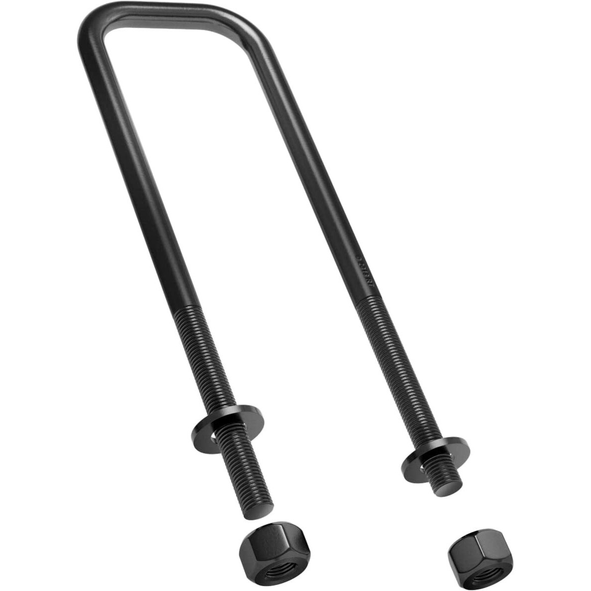 Leaf Spring Axle Extended U-Bolts (Square Bend) Compatible With Ford 1999-2004 F250 F350 Super Duty Excursion 4Wd 4X4-12 Inch Length - 3.15 Inch Width - F-250 F-350 - Black