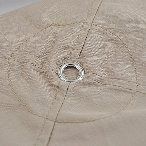 Garden Winds Replacement Canopy Top Cover For The Lowe's Offset Yjaf-819R Umbrella - Riplock 350 - Cinnabar