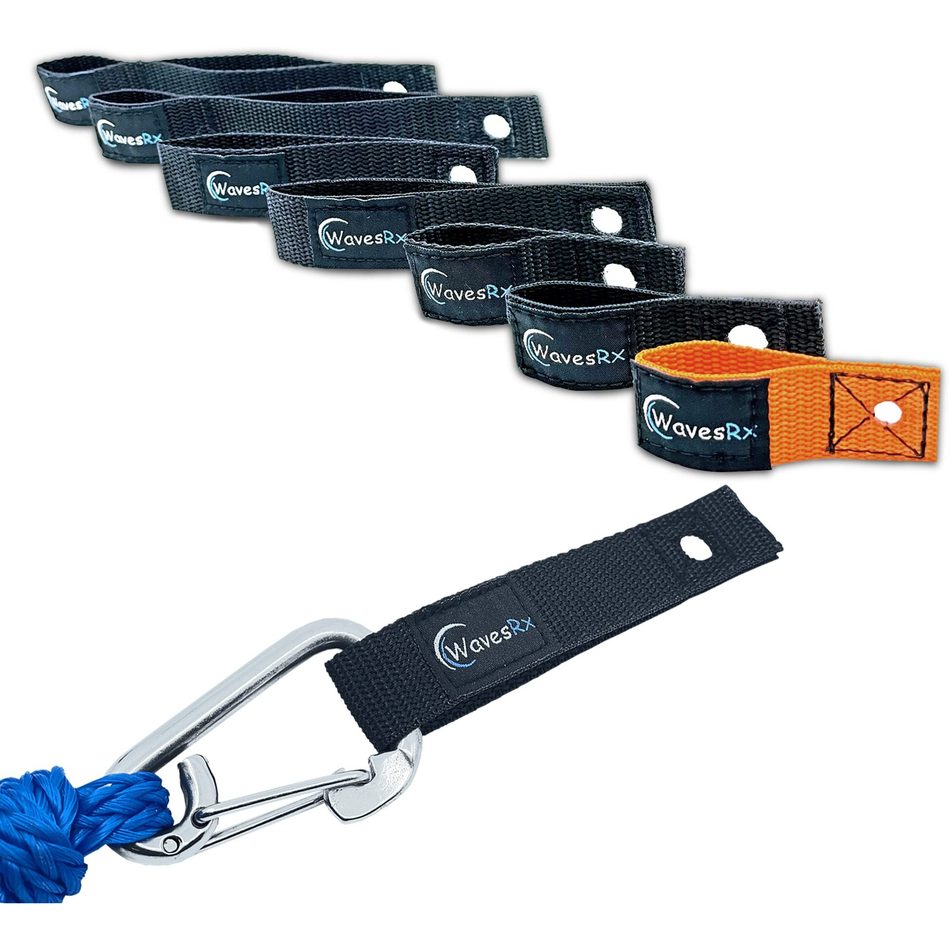 Wavesrx Soft Loops Jet Ski Cleats (7Pk) | Quick & Secure Anchor Points For Docking Bumpers & Fenders  Anchoring Line & Bungee Dock Rope | A Must-Have Accessory For Your Waverunner  Seadoo & Other Pwc