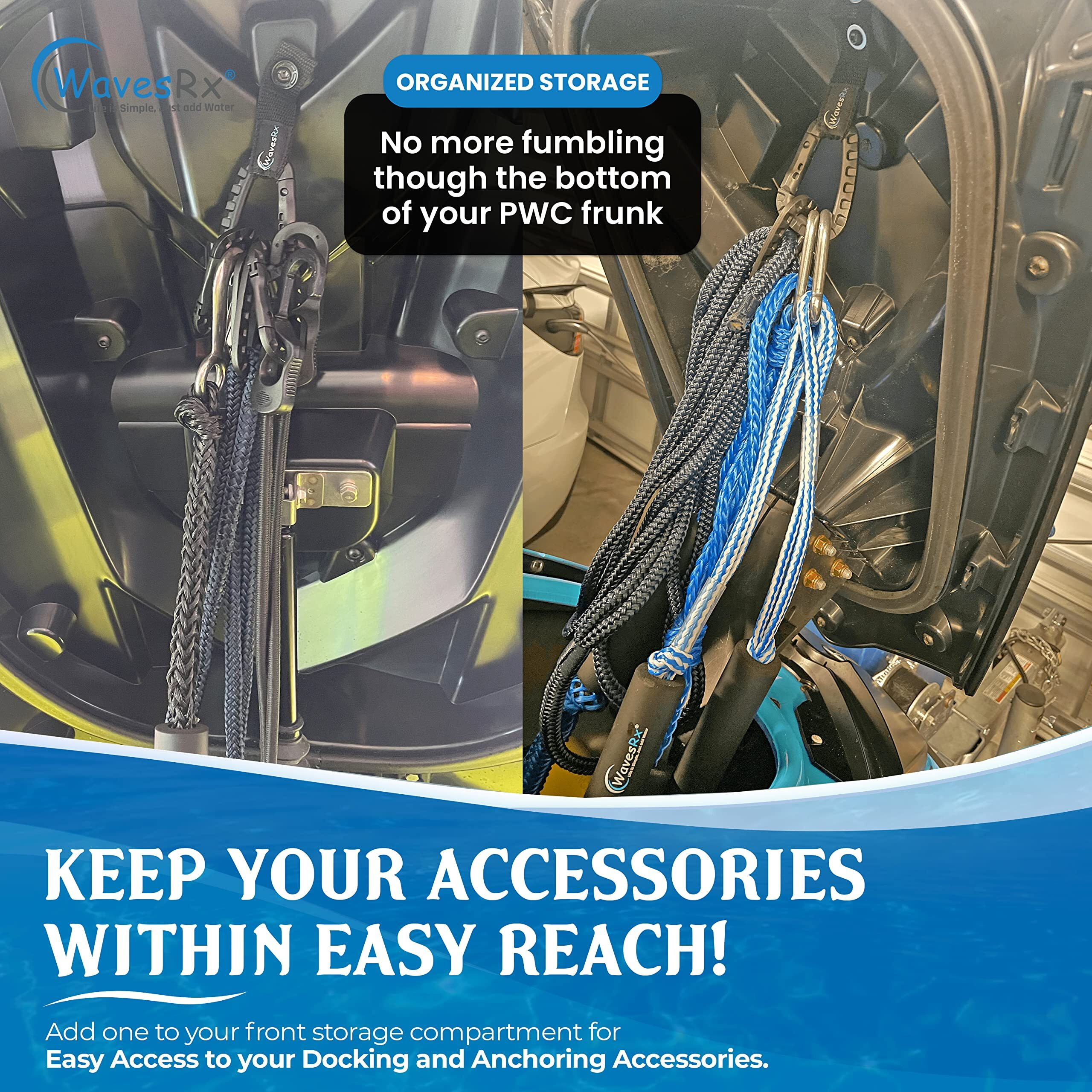 Wavesrx Soft Loops Jet Ski Cleats (7Pk) | Quick & Secure Anchor Points For Docking Bumpers & Fenders  Anchoring Line & Bungee Dock Rope | A Must-Have Accessory For Your Waverunner  Seadoo & Other Pwc