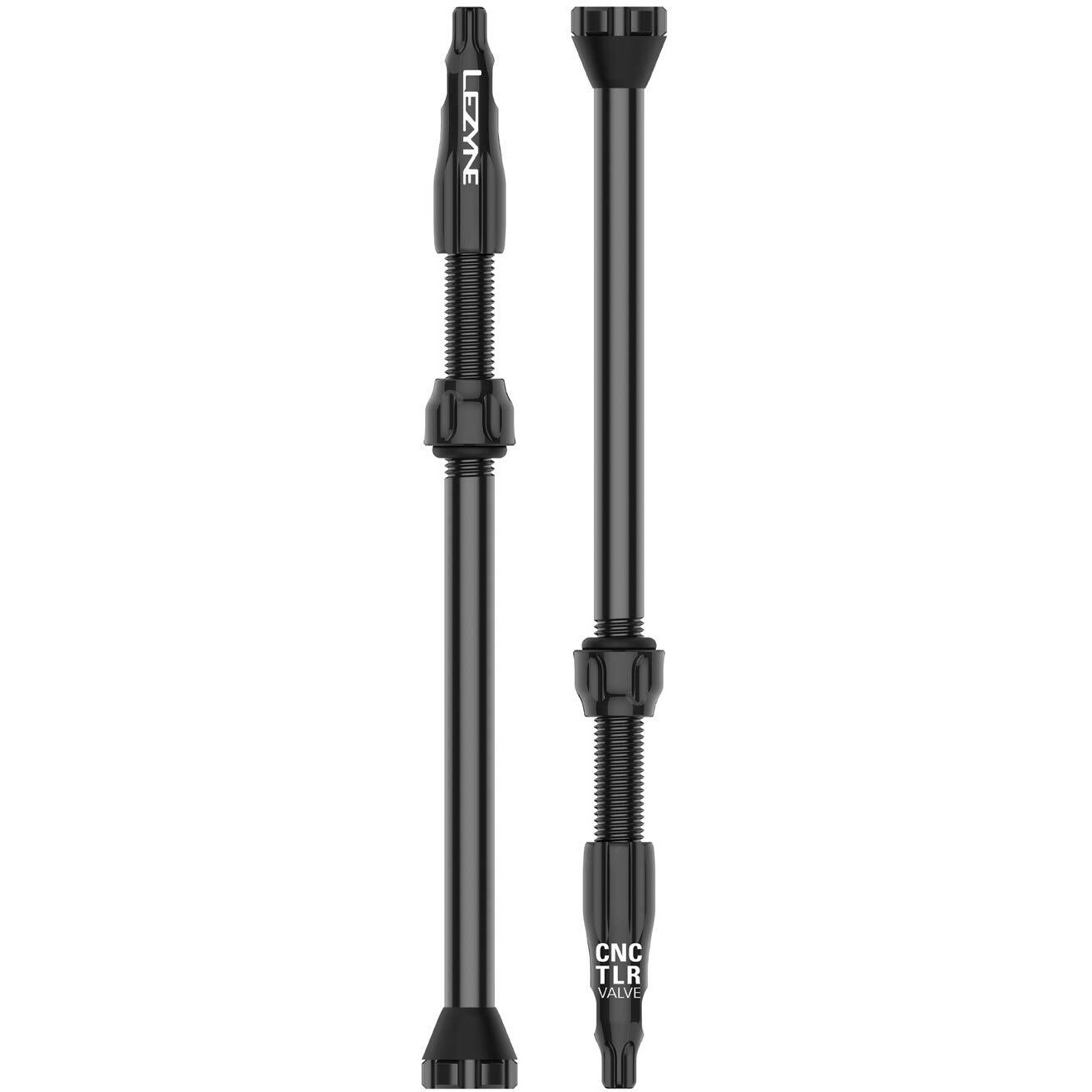 Lezyne Tlr Bicycle Tubeless Valve Stem  Road  Gravel  Mountain Bike  Presta  Valve Core Remover  80Mm  Black