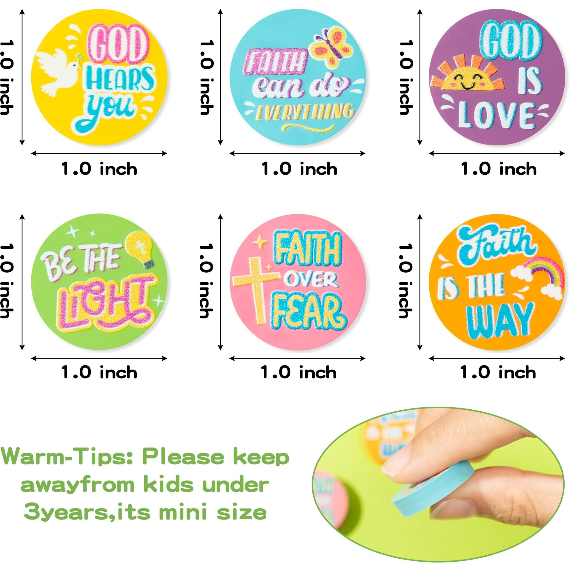 Bzaber Christian Inspirational Mini Pencil Eraser - 60Pcs Cute Cartoon Motivational Eraser For Kids Bulk Kawaii 3D Eraser Desk Pets For Student School Supplies Classroom Rewards Holiday Christian Gift