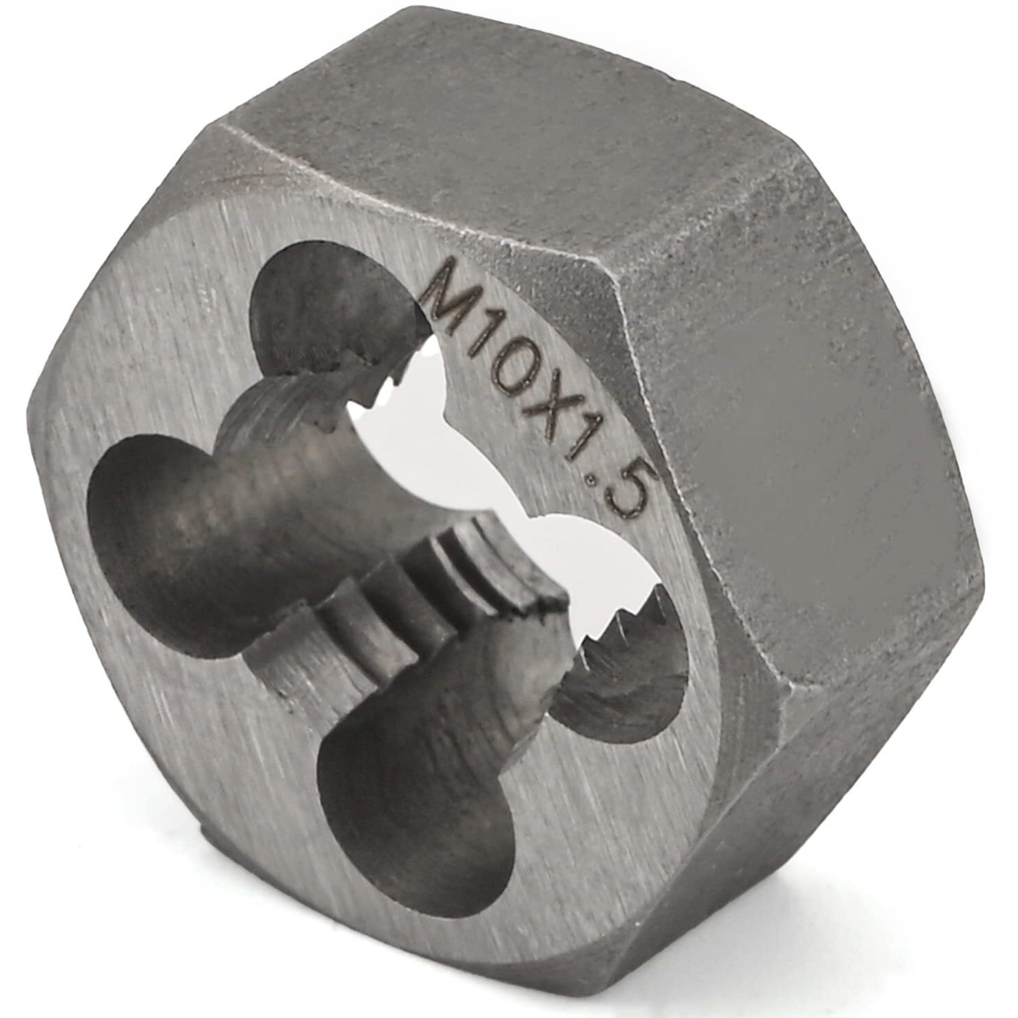 Utoolmart Hex Rethreading Die  M10 X 1.5 Pitch  Carbon Steel Thread Die  Hex Rethreading Die Machine Thread Die  Hexagon Taper Pipe Die