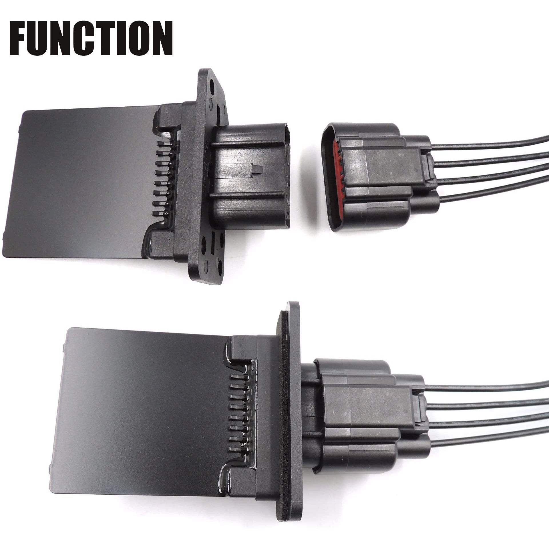 Hisport Wpt688 Wpt 688 Hvac Blower Motor Resistor Connector Wire Harness Pigtail S1763 14 Awg Compatible With Ford F-150 2009-2014