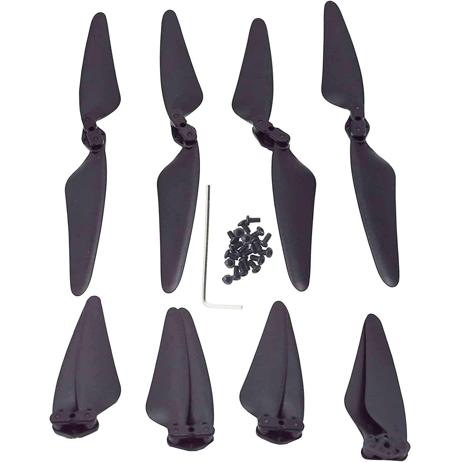 Blomiky 8 F11 Foldable Propellers Props For F11 2-Axis Gimbal And F11Gim Sjrc F11 De22 4K Pro F11 Pro And F24 Pro F35 Rc Quadcopter Drone F11 Blades 2 Set