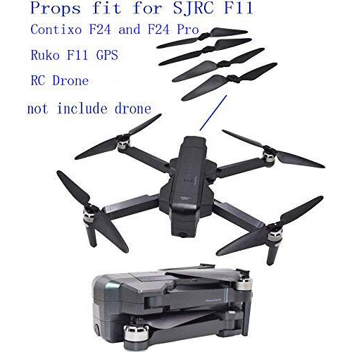Blomiky 8 F11 Foldable Propellers Props For F11 2-Axis Gimbal And F11Gim Sjrc F11 De22 4K Pro F11 Pro And F24 Pro F35 Rc Quadcopter Drone F11 Blades 2 Set