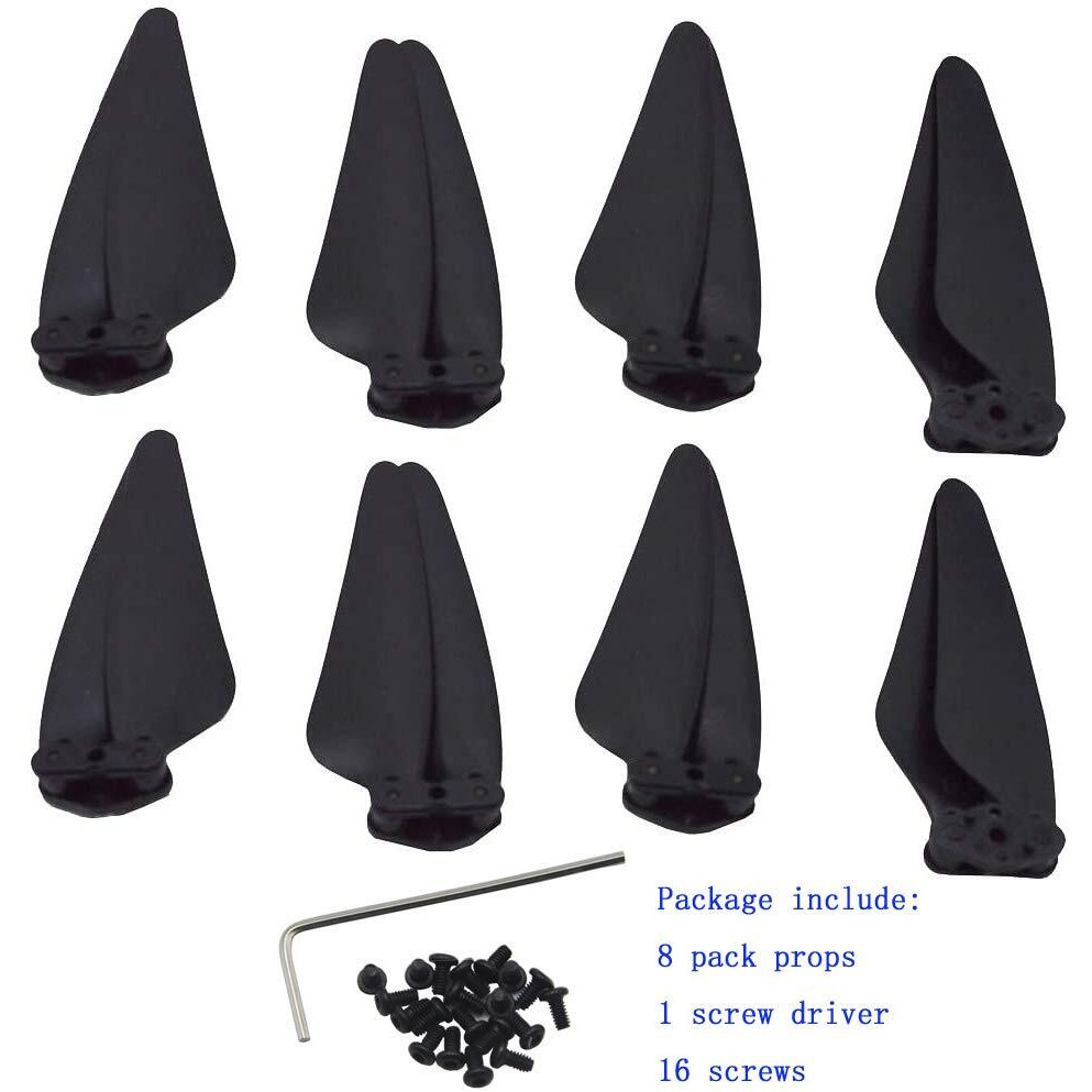 Blomiky 8 F11 Foldable Propellers Props For F11 2-Axis Gimbal And F11Gim Sjrc F11 De22 4K Pro F11 Pro And F24 Pro F35 Rc Quadcopter Drone F11 Blades 2 Set