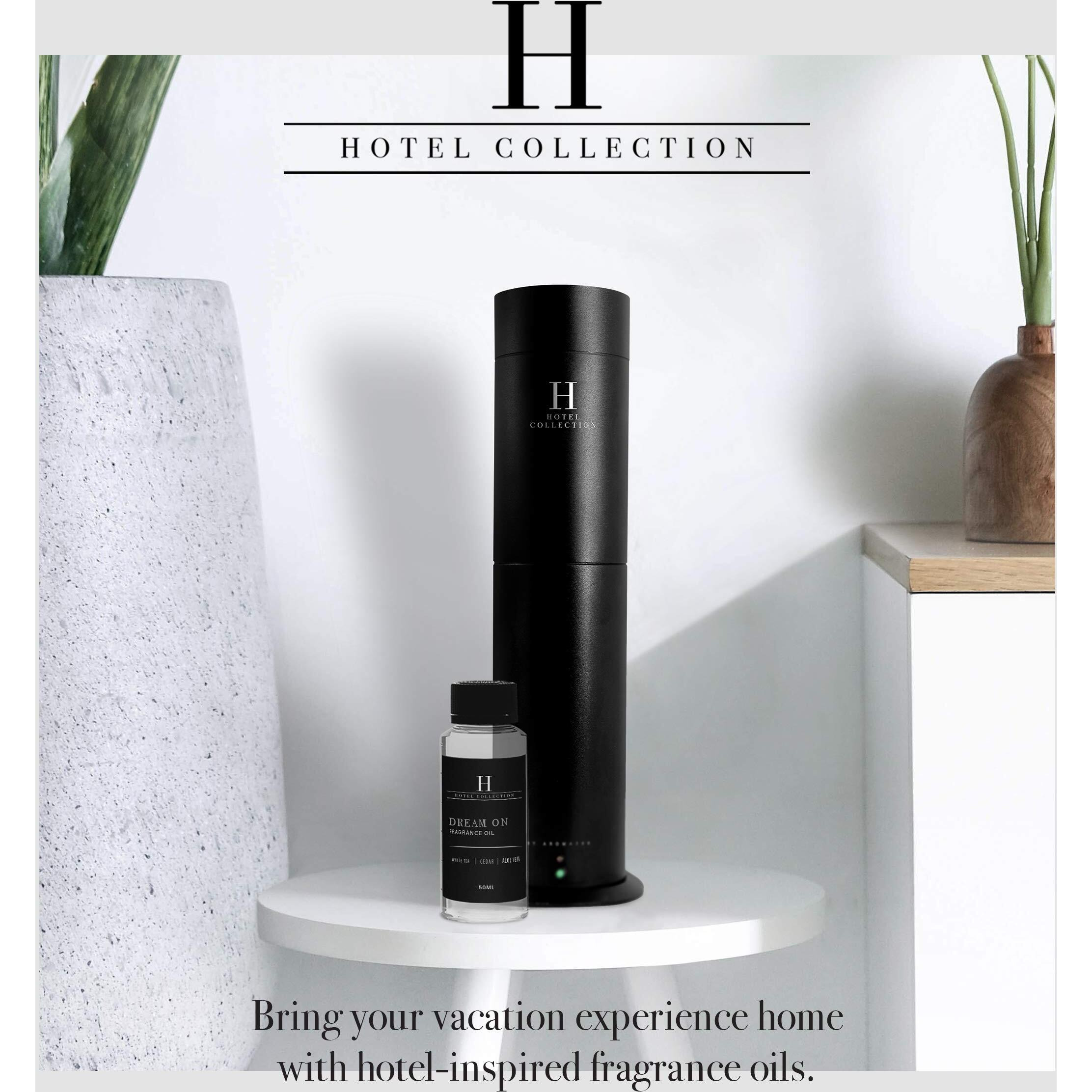 Hotel Collection - Dream On Essential Oil Scent - Luxury Hotel Inspired Aromatherapy Scent Diffuser Oil - Hints Of Bright White Tea  Sweet Vanilla  & Earthy Cedar - For Essential Oil Diffusers - 120Ml