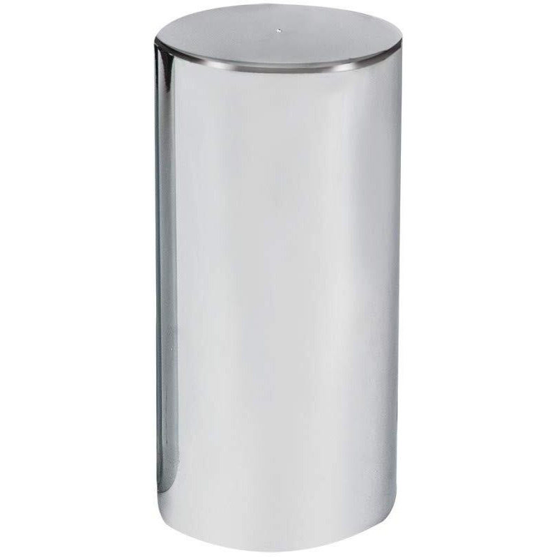United Pacific 10034Cb - Wheel Lug Nut Cover Set - 33Mm X 4-1/4&quot&quot Chrome Plastic Tall Cylinder Nut Cover - Thread-On (60