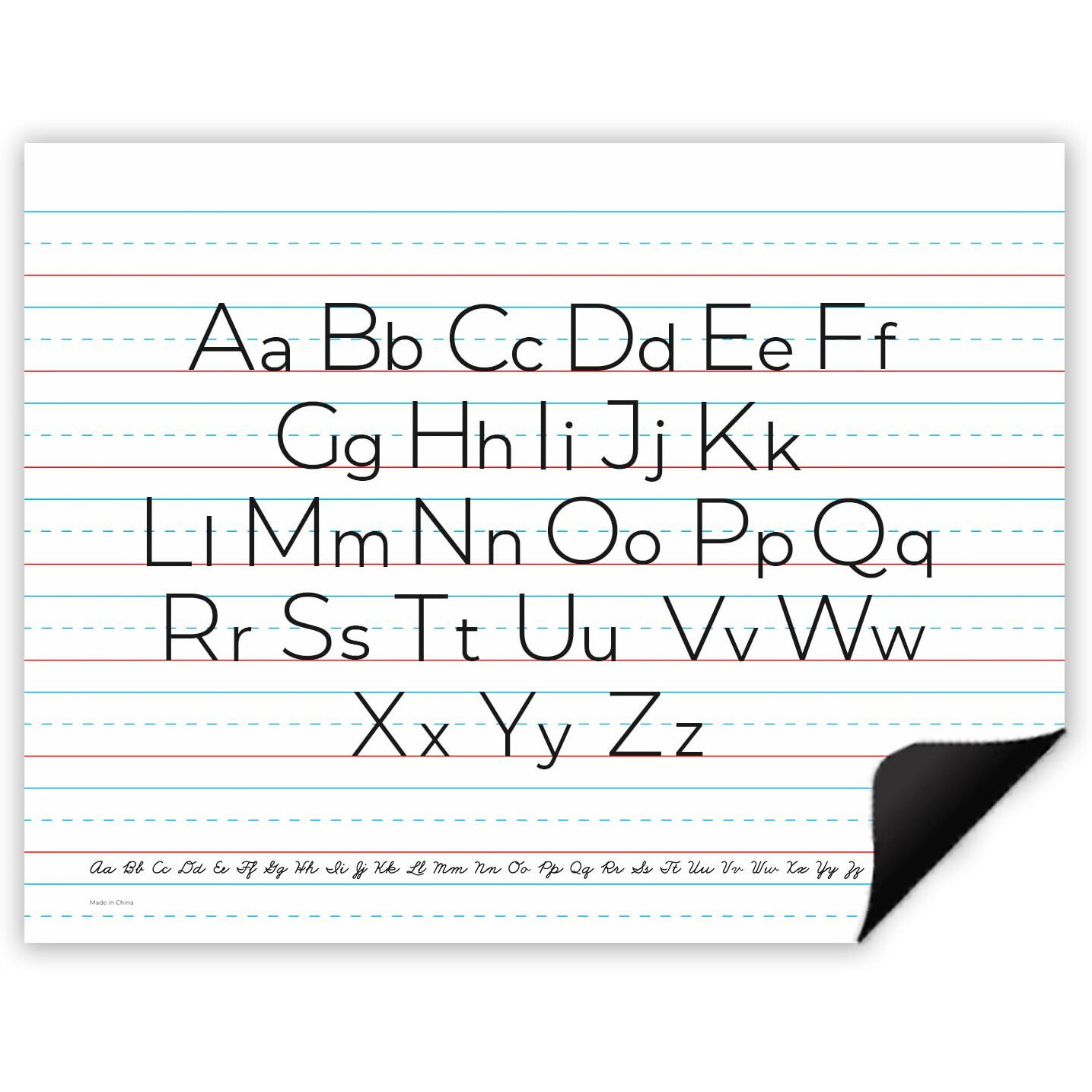 Jumbo Magnetic Handwriting Paper - Magnetic Lined Paper For Whiteboard  Dry Erase Notebook Paper  Notebook Paper Poster  Giant Magnetic Early Writing Page  Classroom Resources Simply Magic - 23'X 18'