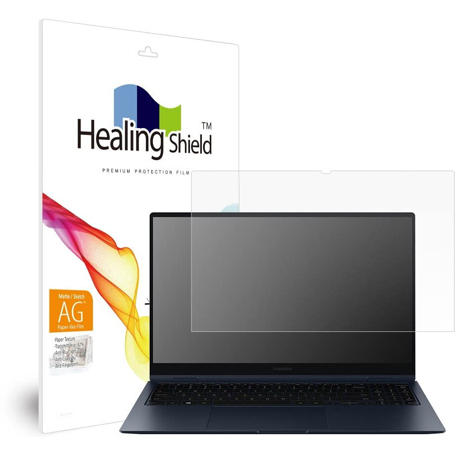 Muellery Healingshield Screen Protector Paper-Like Eye Protection Anti Blue Ray Anti Glare Paper Texture Film Compatible With Samsung Galaxy Book Pro 360 15 Phpa1579_Laptop