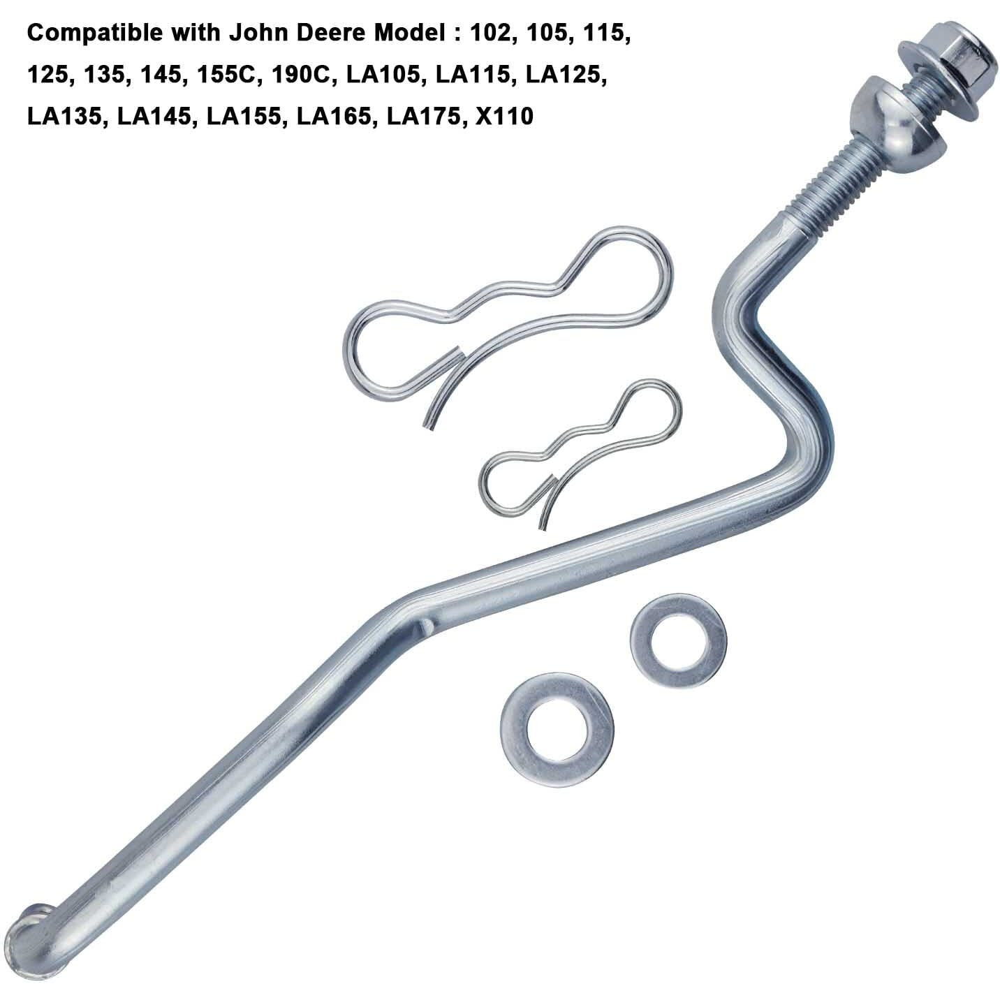 Gx20497 Front Draft Arm Kit - Compatible With John Deere Gx20497A M112982 H135891 24M7044  For Mower Deck Lift Linkage Arm 102 115 125 155C D155 La L100 L120 L130 La120 D140 X S E Series  W/Hardware.