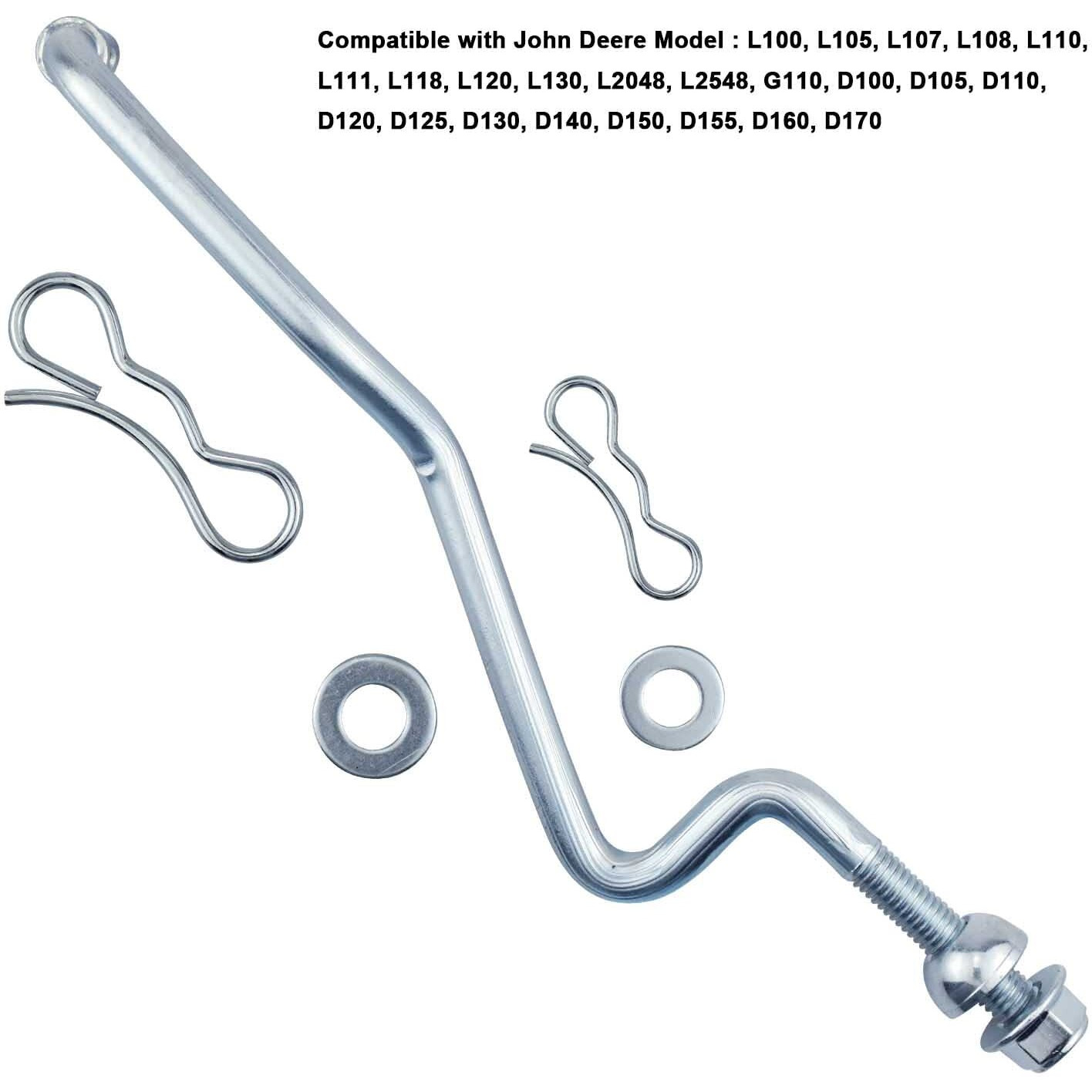 Gx20497 Front Draft Arm Kit - Compatible With John Deere Gx20497A M112982 H135891 24M7044  For Mower Deck Lift Linkage Arm 102 115 125 155C D155 La L100 L120 L130 La120 D140 X S E Series  W/Hardware.
