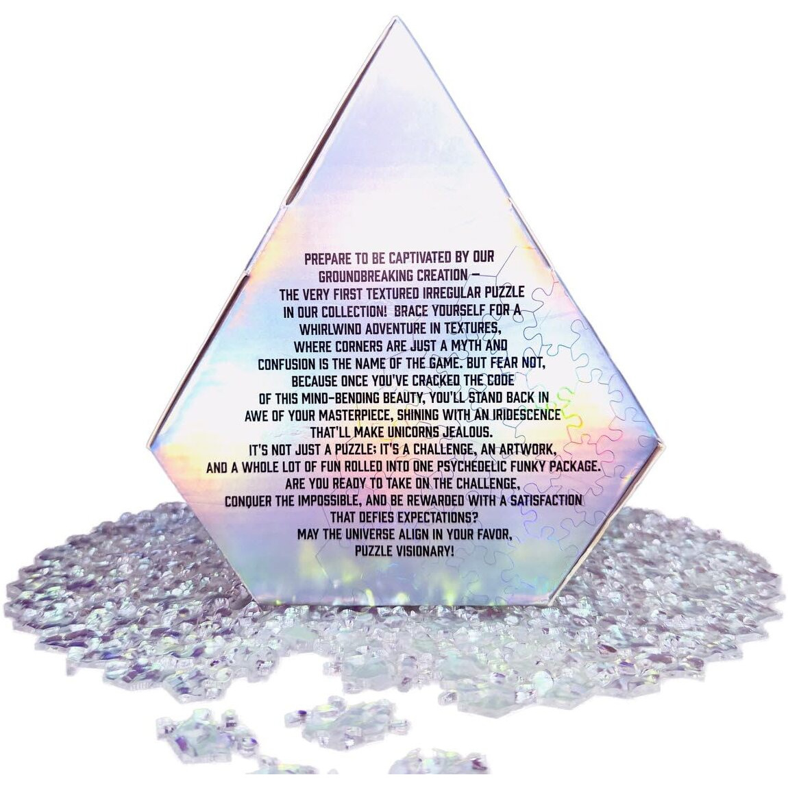 Cm Originals The Clearly Impossible Puzzle 100  200  500  1000 Pieces Hard Puzzle For Adults Cool Difficult Puzzles Clear Hardest Puzzle - Difficult Funny Puzzle For Adults (Crystal Edition)