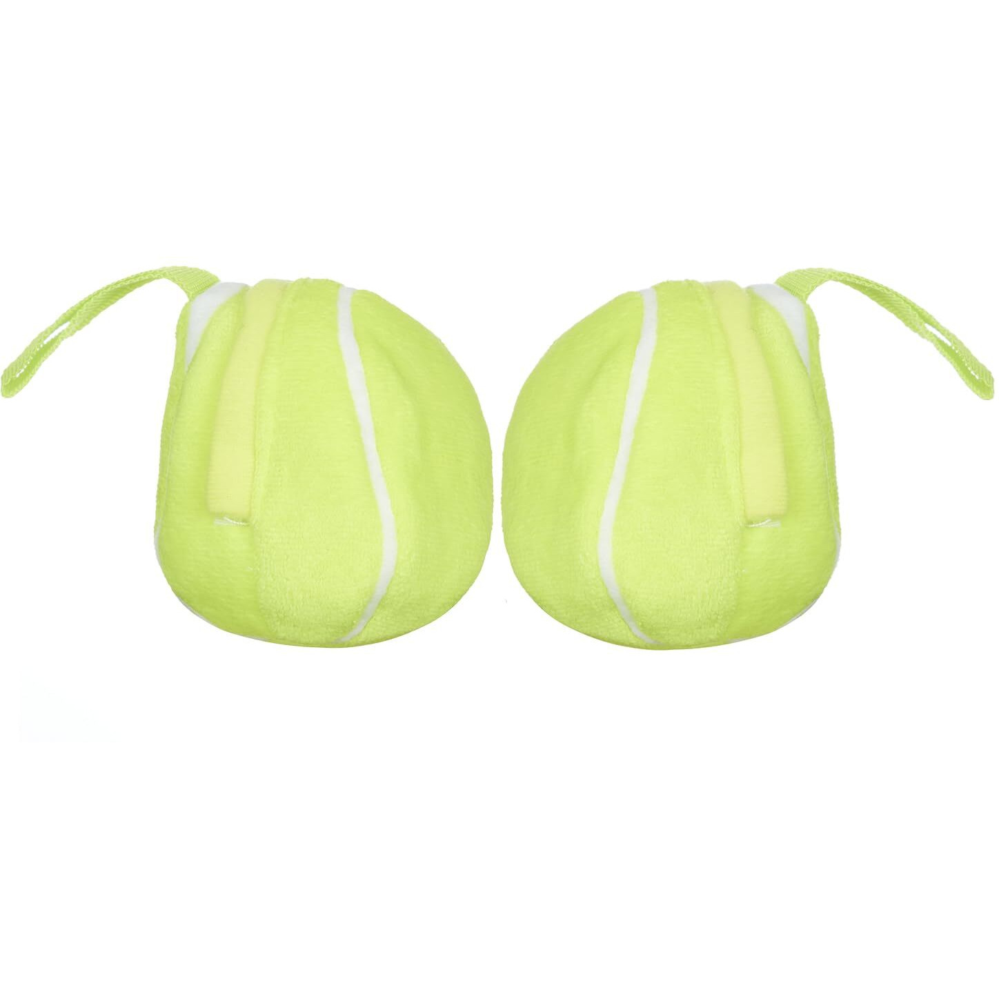 Petdroid 2 Pack Replacement Dog Ball Tennis Plush Cover