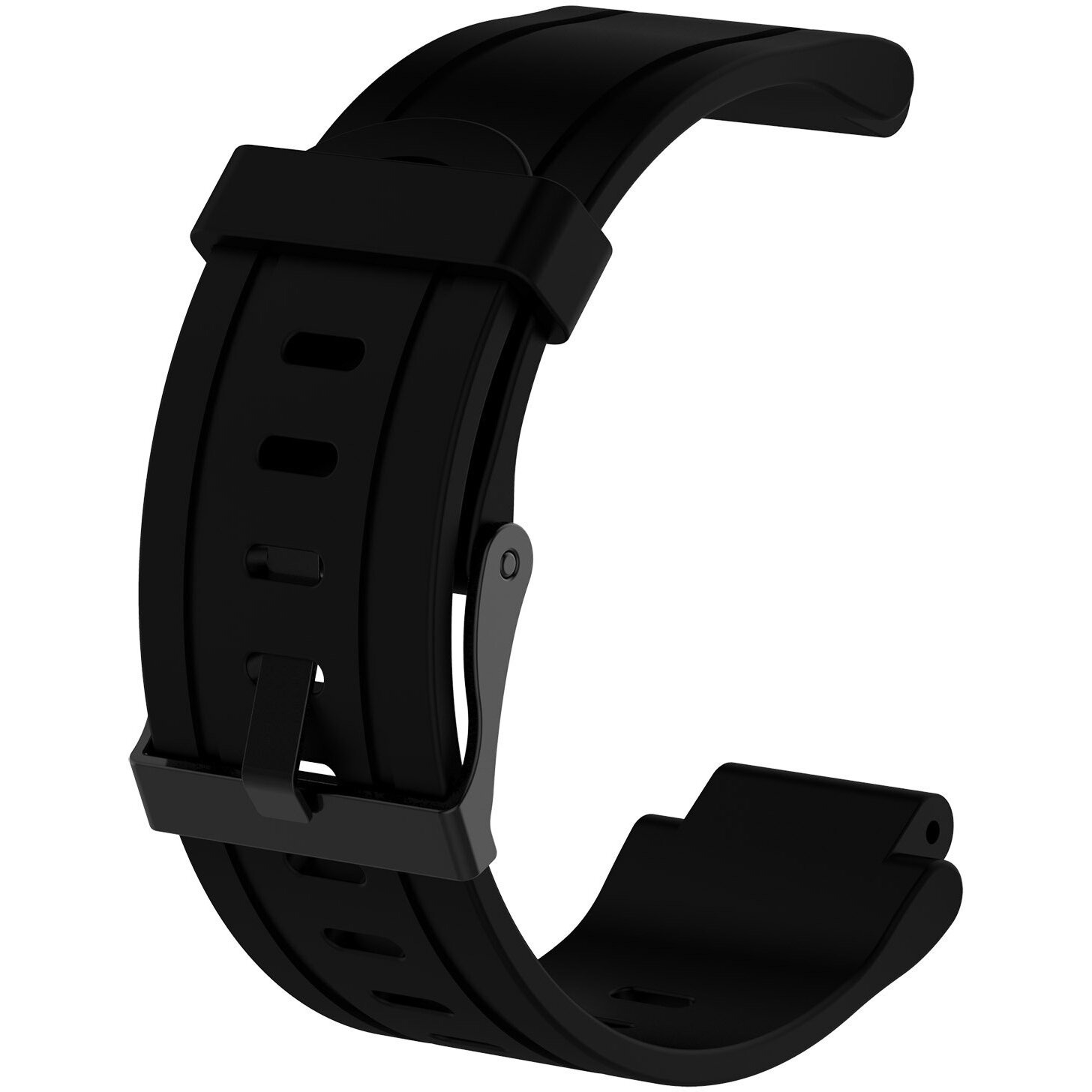 Zszcxd Band For Garmin Forerunner 225 Watch  Silicone Wristband Replacement Watch Band For Garmin Forerunner 225 (Black)
