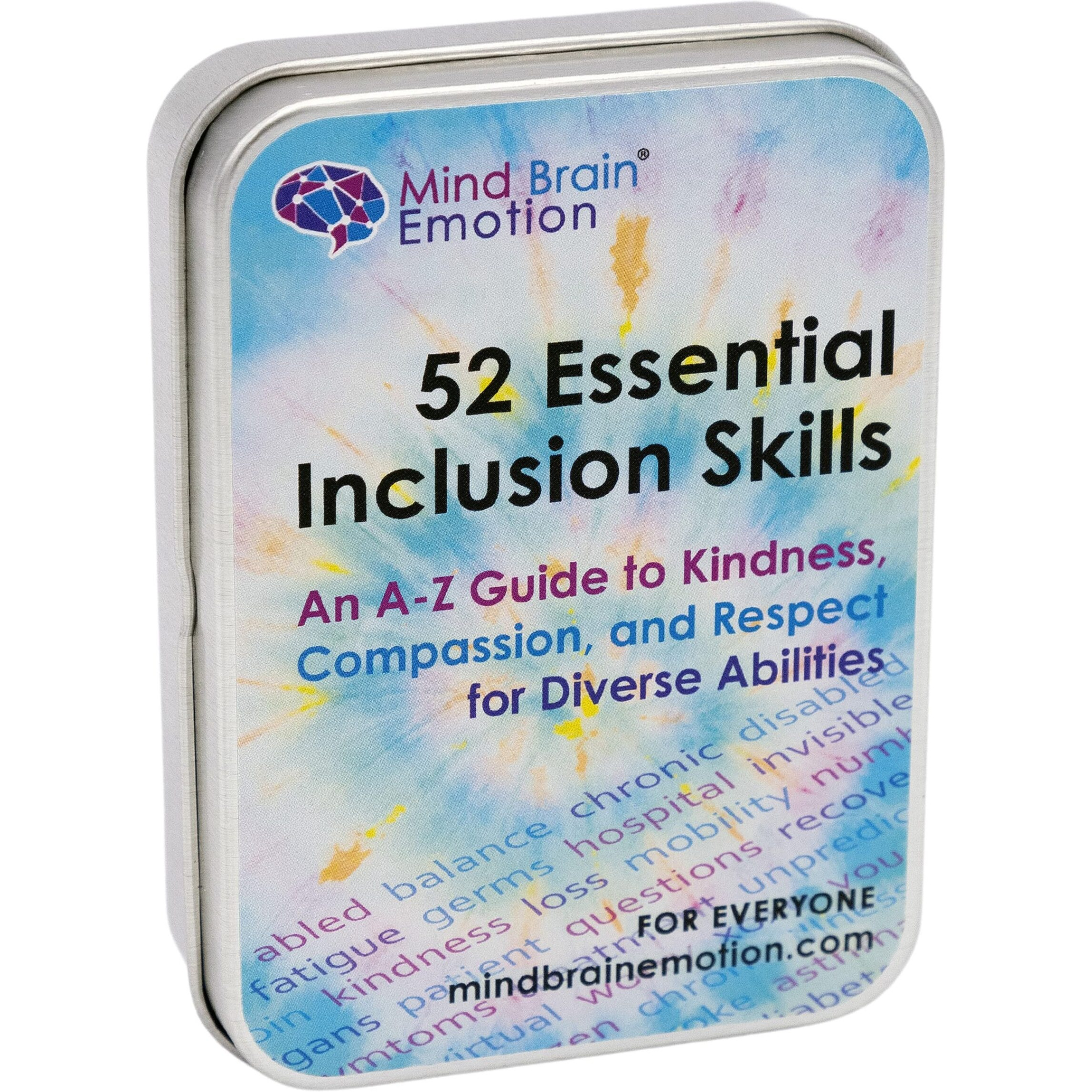 52 Essential Inclusion Skills - A To Z Guide To Kindness  Compassion  Respect For Diversity And Disabilities - Educational Cards By Harvard Educator And Health Advocate To Teach Kids Empathy