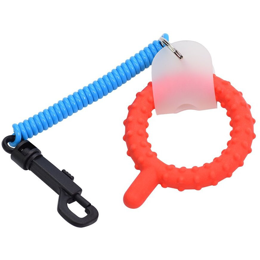 Springz Chewy Holder Aqua With Natural Strap