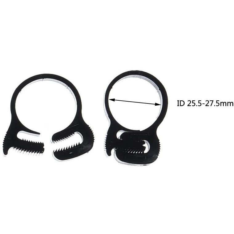 Double Gripping Nylon Hose Clamps  Snap Grip Nylon Plastic Hose Clamps (25.5-27.5Mm (1Inch)  20Pack)