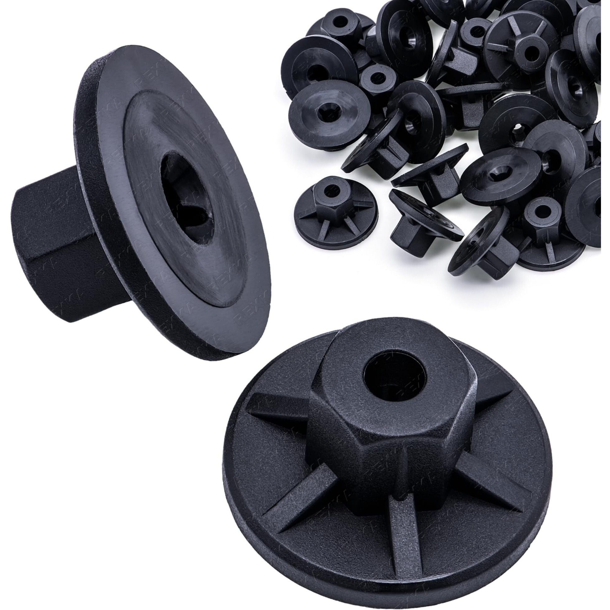 Rexka 30Pcs Fender Liner Splash Shield Under Cover Nut For Audi Volkswagon Porsche N90757901 N90352101