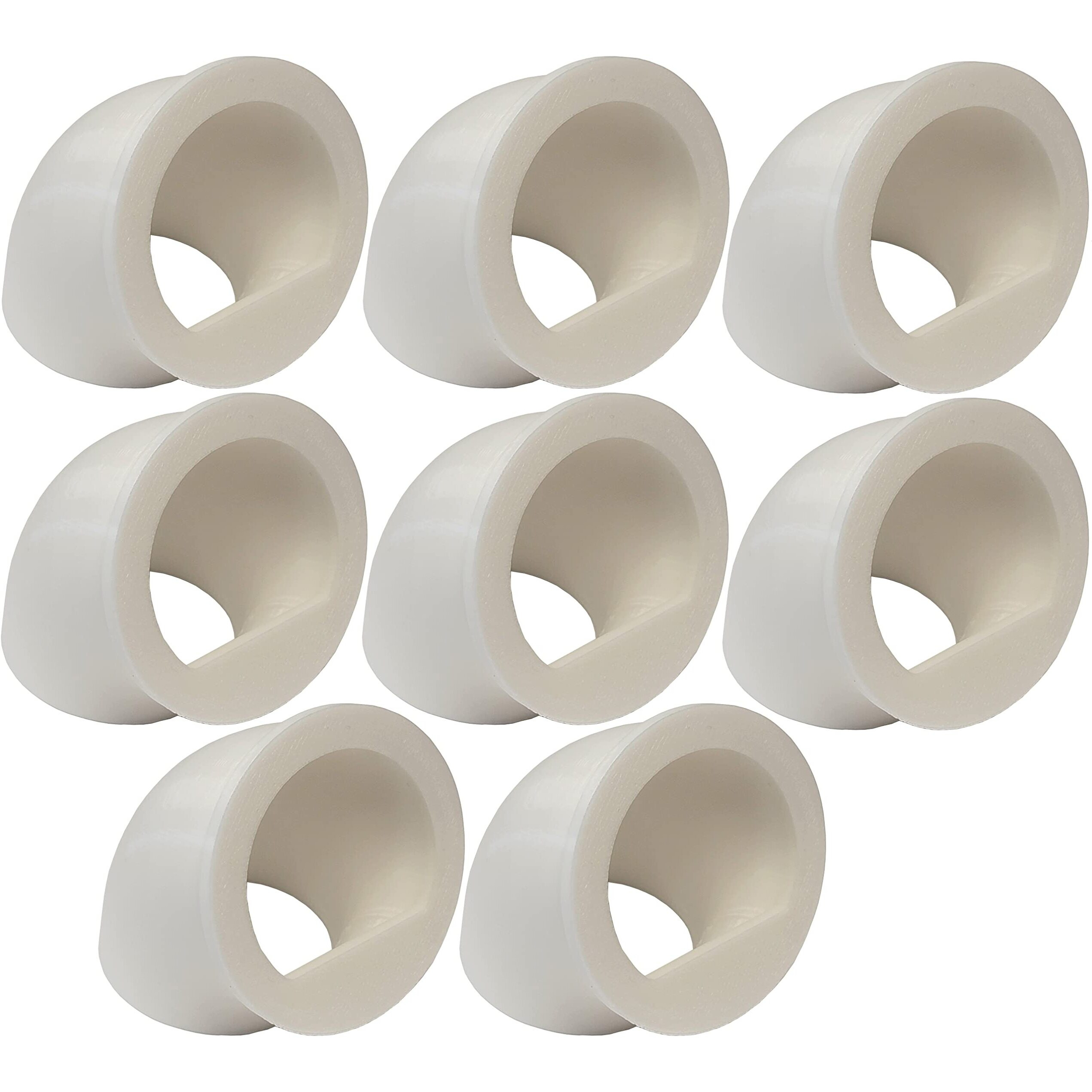 Quail & Chick Port Feeder No Waste Feed Saver For Diy Bucket Pail Bin Container Coturnix (8 Pack)