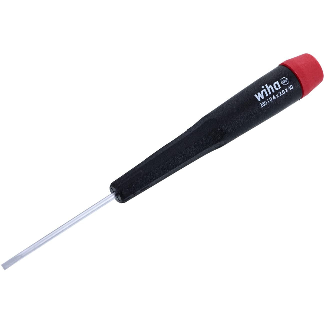 Wiha 96020 Slotted Screwdriver With Precision Handle  2.0 X 40Mm