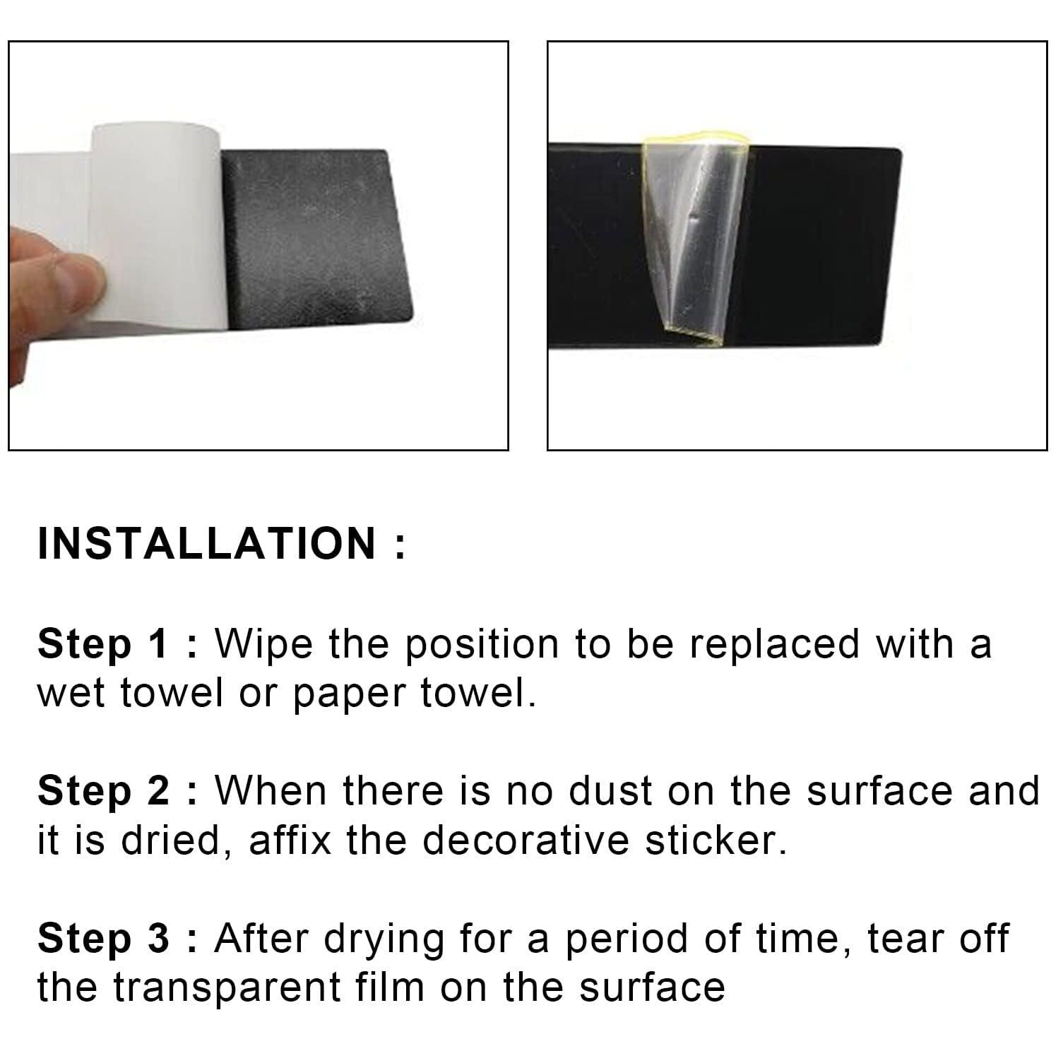 Secosautoparts 6Pcs Black Exterior Door Window Pillar Posts Molding Cover Trim Stickers Anti Scratch Window Molding Door Trim Compatible With Honda Crv 2007 2008 2009 2010 2011