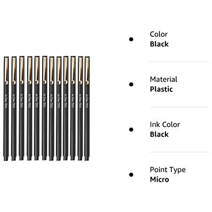 Black Le Pen (12 Pack) - 4300 Series