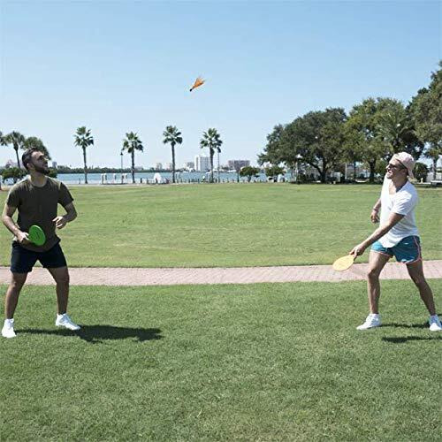 Jazzminton 10 Replacement Birdies Or Shuttlecocks For Indoor And Outdoor Game - Played At Parks  Beach  Lawn  Yard  Or Tailgating