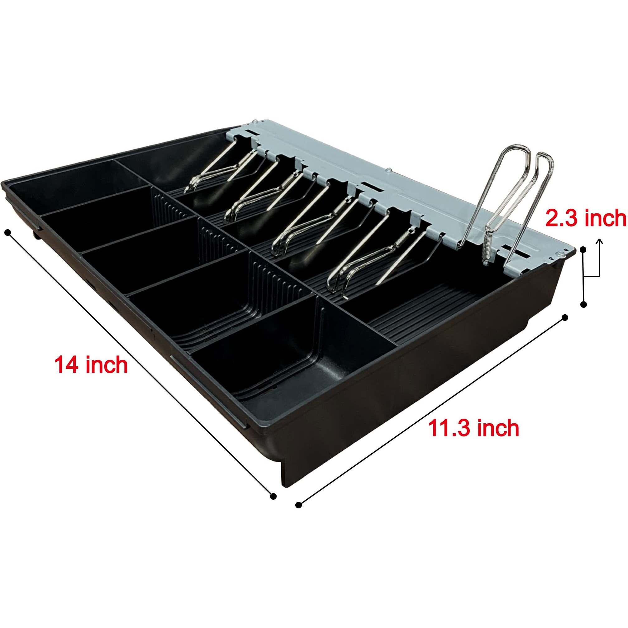 Hk Systems Sam4S Cash Drawer Insert Money Tray Metal Wire Gripper 57  5 Bills And 5 Coins  Compatible With Sam4S Er-5200  Er-5240  Er-5215  Er-900 Series  Hk-7200 Hk-7240  Hk-7215 Series
