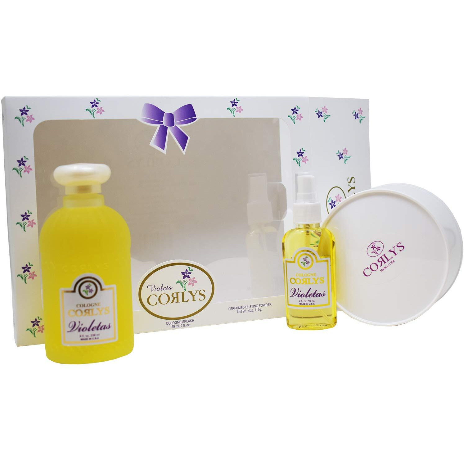 Corlys Violet Baby Cologne And Perfumed Dusting Powder
