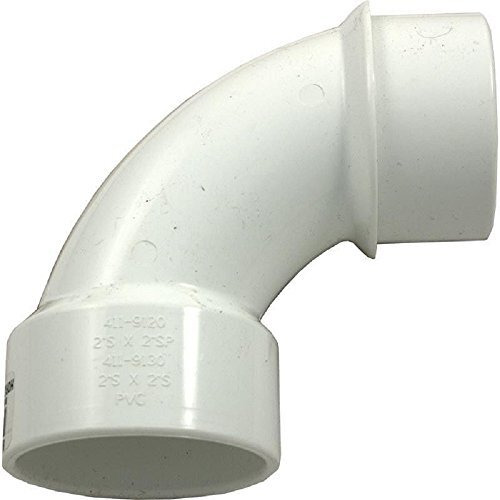 Waterway 411-9120 Pvc Pipe Fitting 90 Degree 2"" Street Sweep Elbow