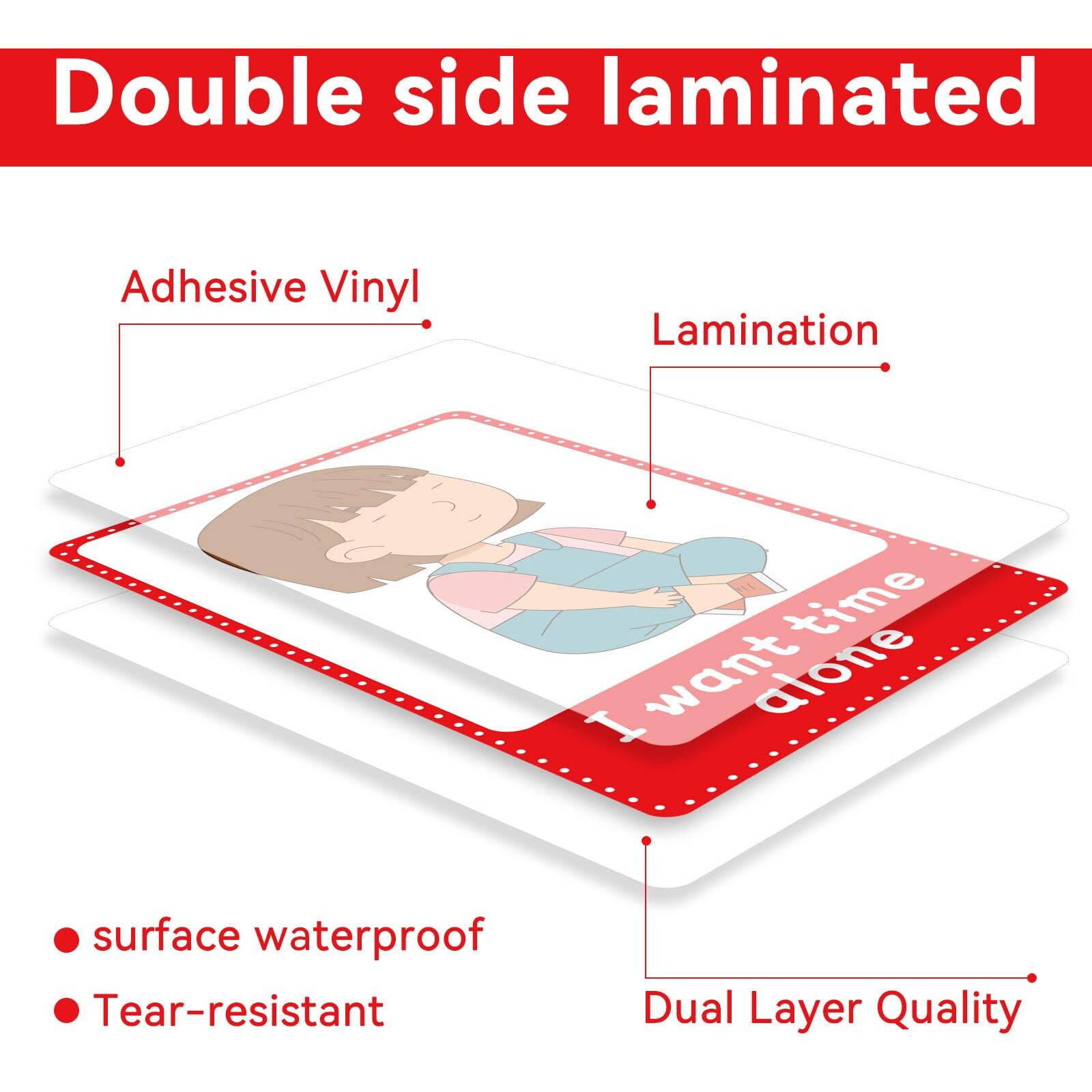 40Pcs Autism Communication Cards For Speech Delay Children And Adults Special Needs Visual Aid Language Learning Cue Cards Special Ed Feelings Emotions Flash Cards For Autism Communication