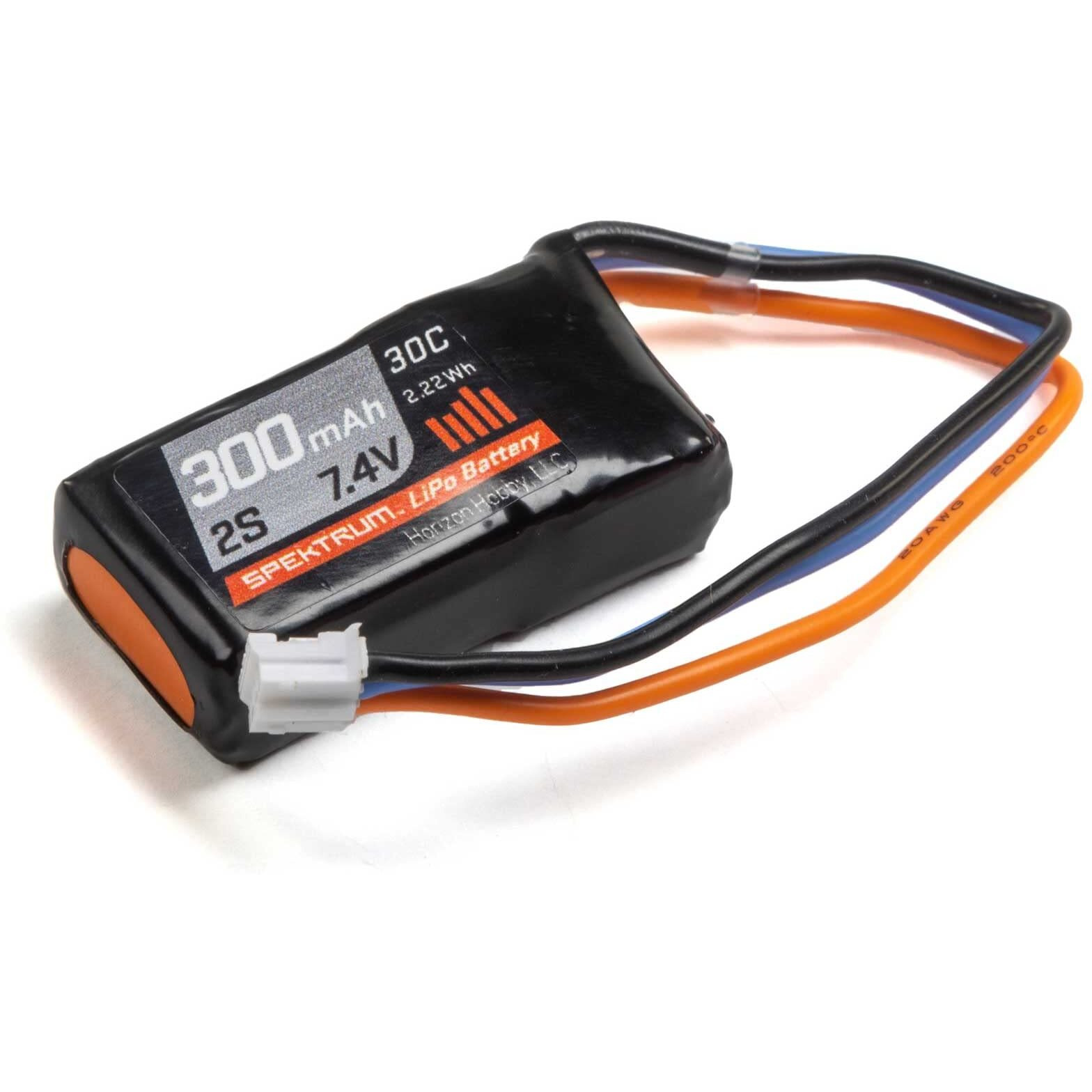 Spektrum 7.4V 300Mah 2S 30C Lipo Battery Ph  Spmx3002S30